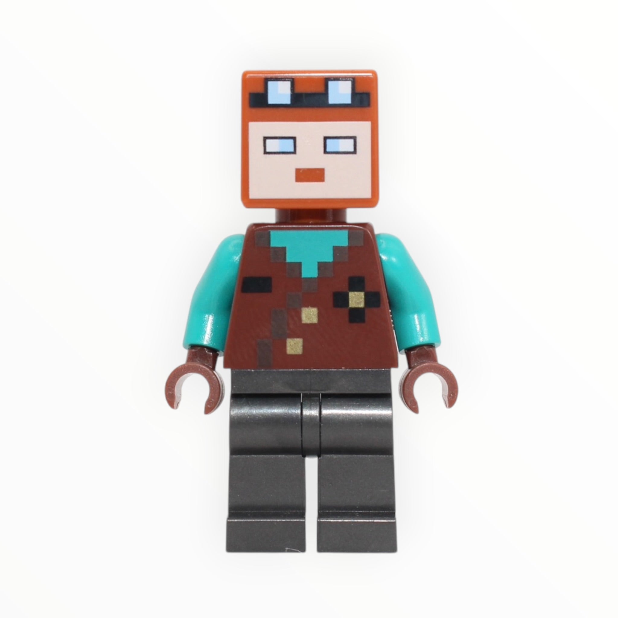 Minecraft Miner (reddish brown vest)