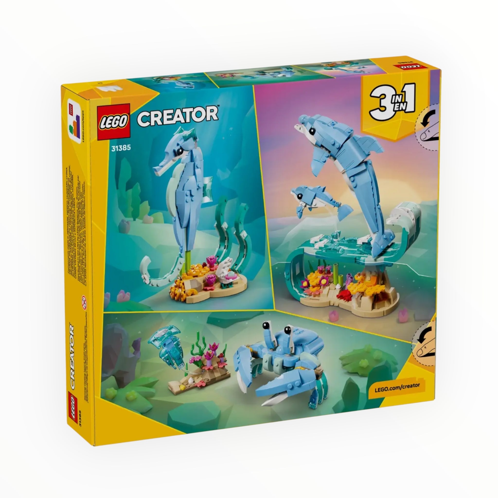 31385 Creator Sea Animals: Beautiful Dolphins