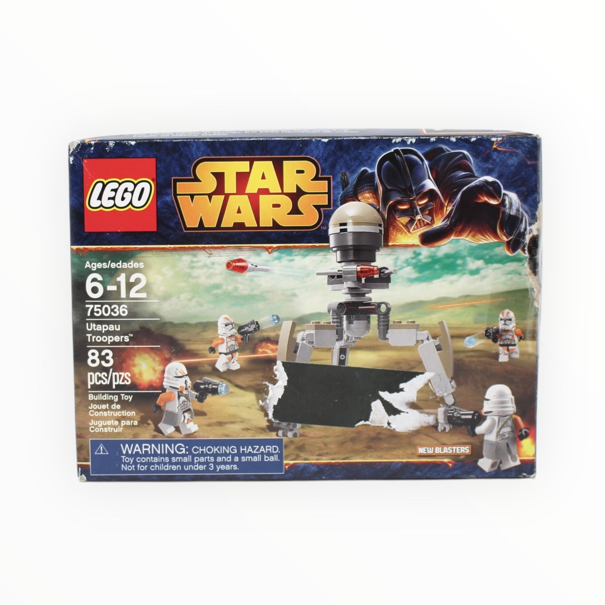 Certified Used Set 75036 Star Wars Utapau Troopers (open box, sealed bags, damaged box)