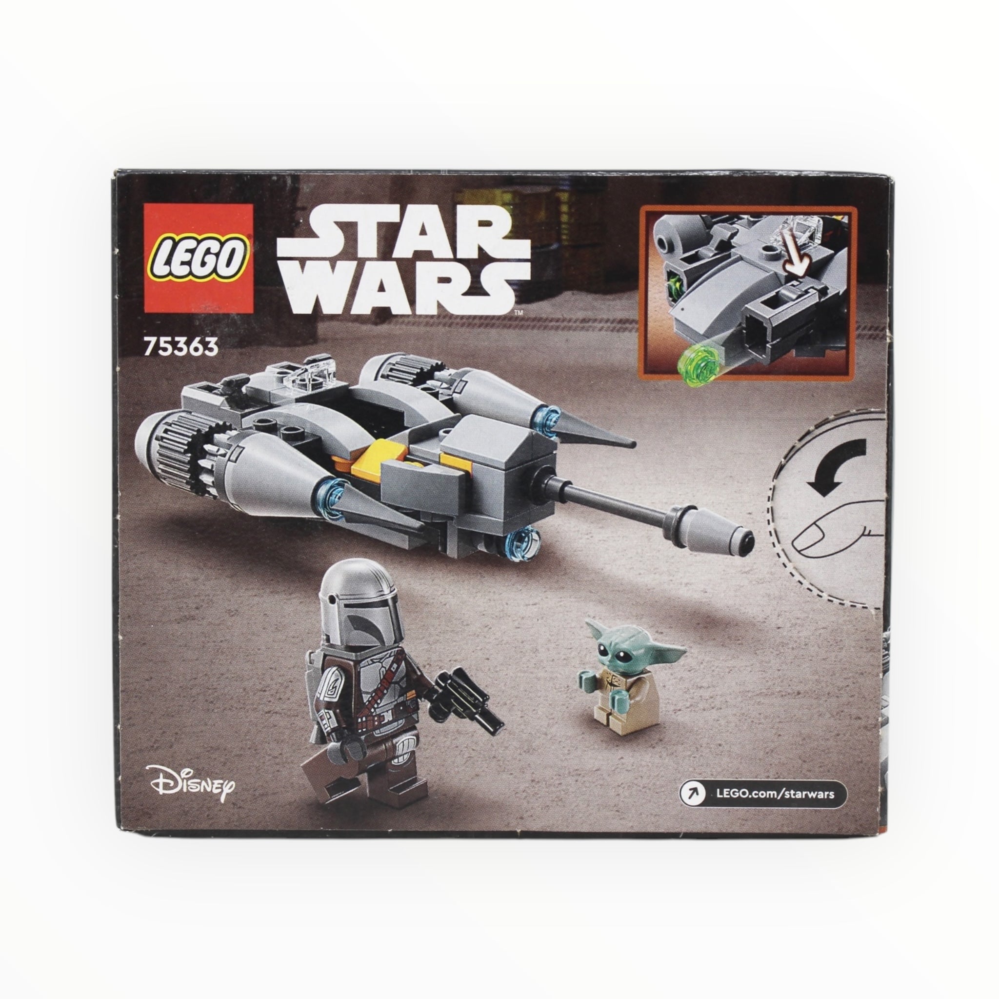 75363 Star Wars The Mandalorian N-1 Starfighter Microfighter (damaged box)