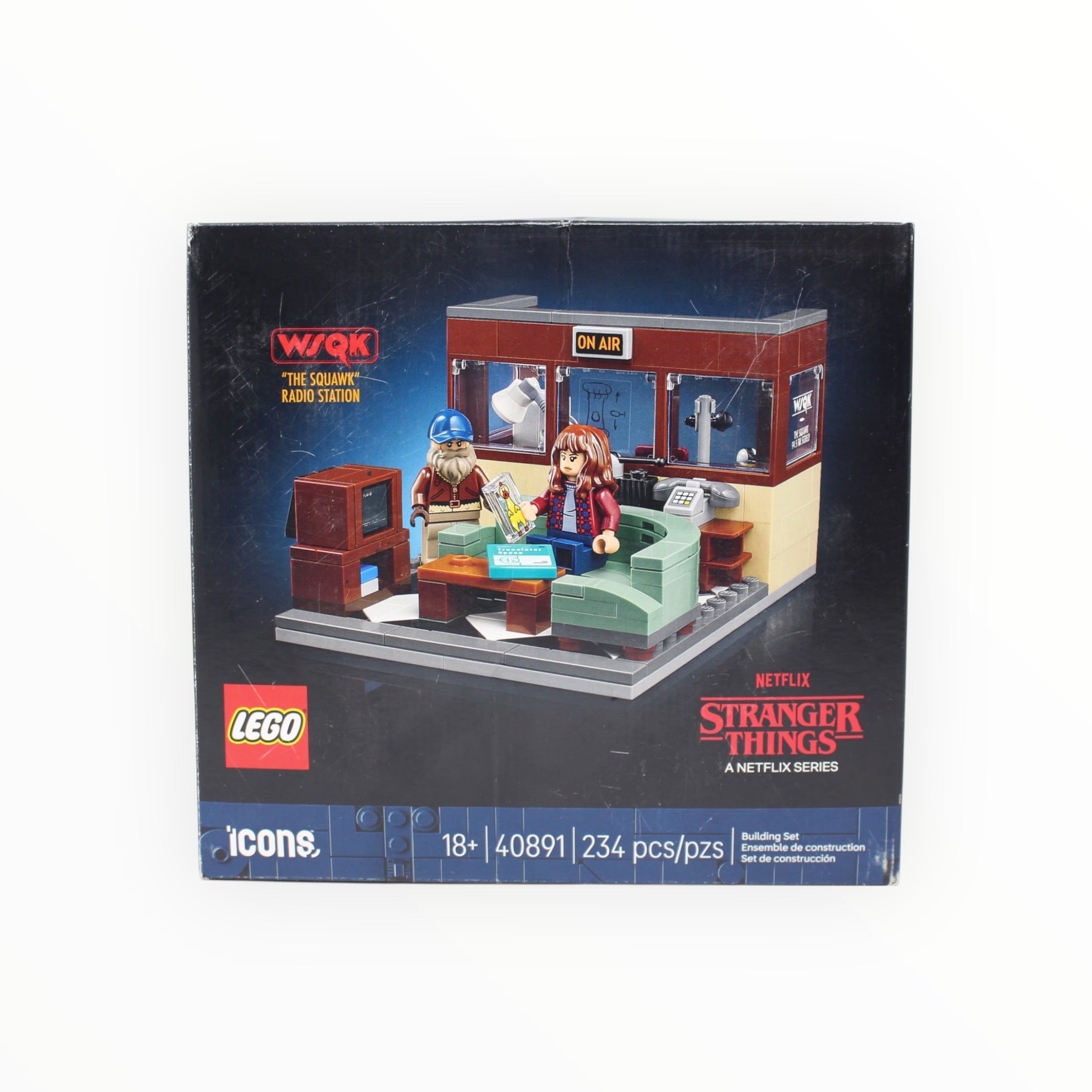 Certified Used Set 40891 Stranger Things WSQK Radio Station