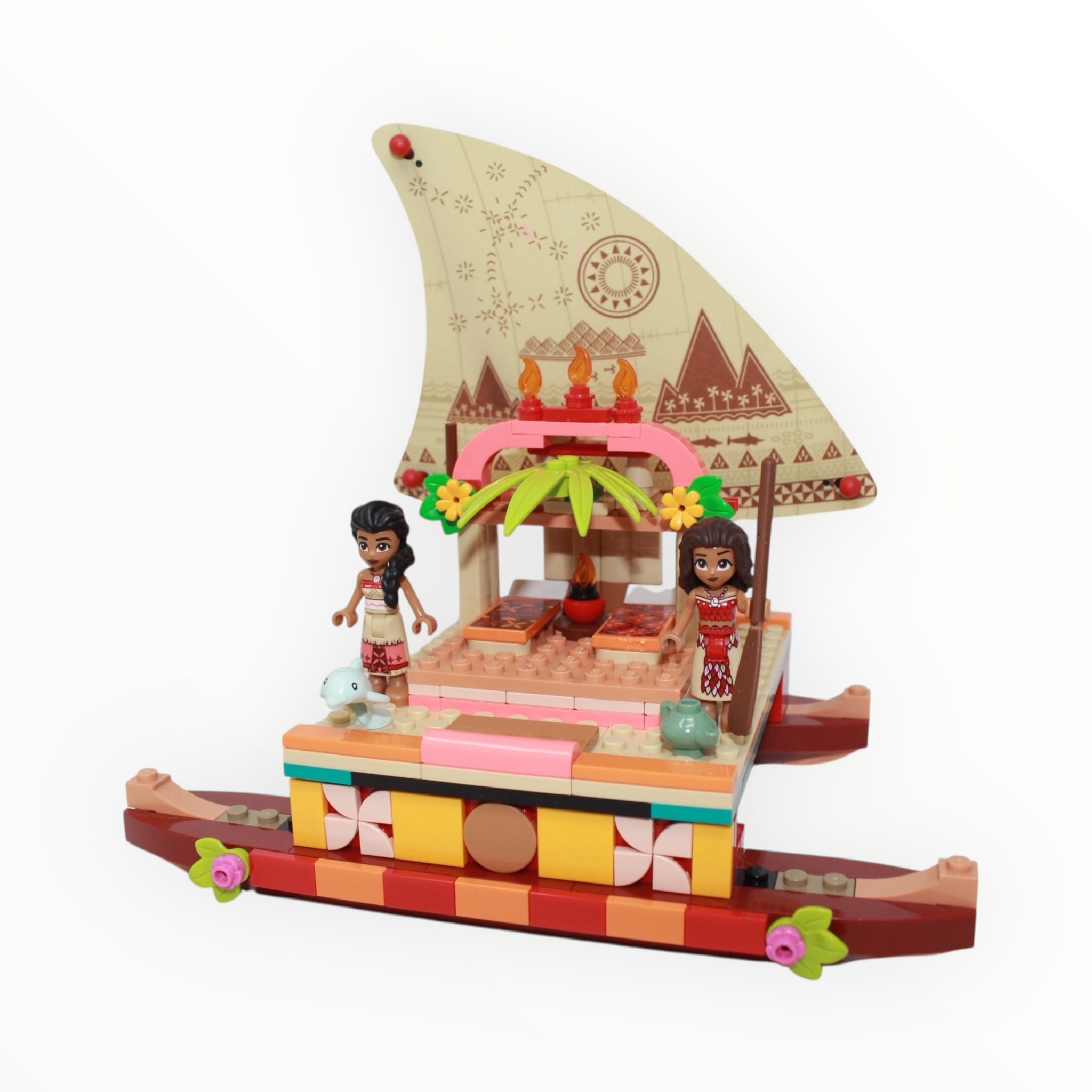 Used Set 43210 Disney Moana’s Wayfinding Boat