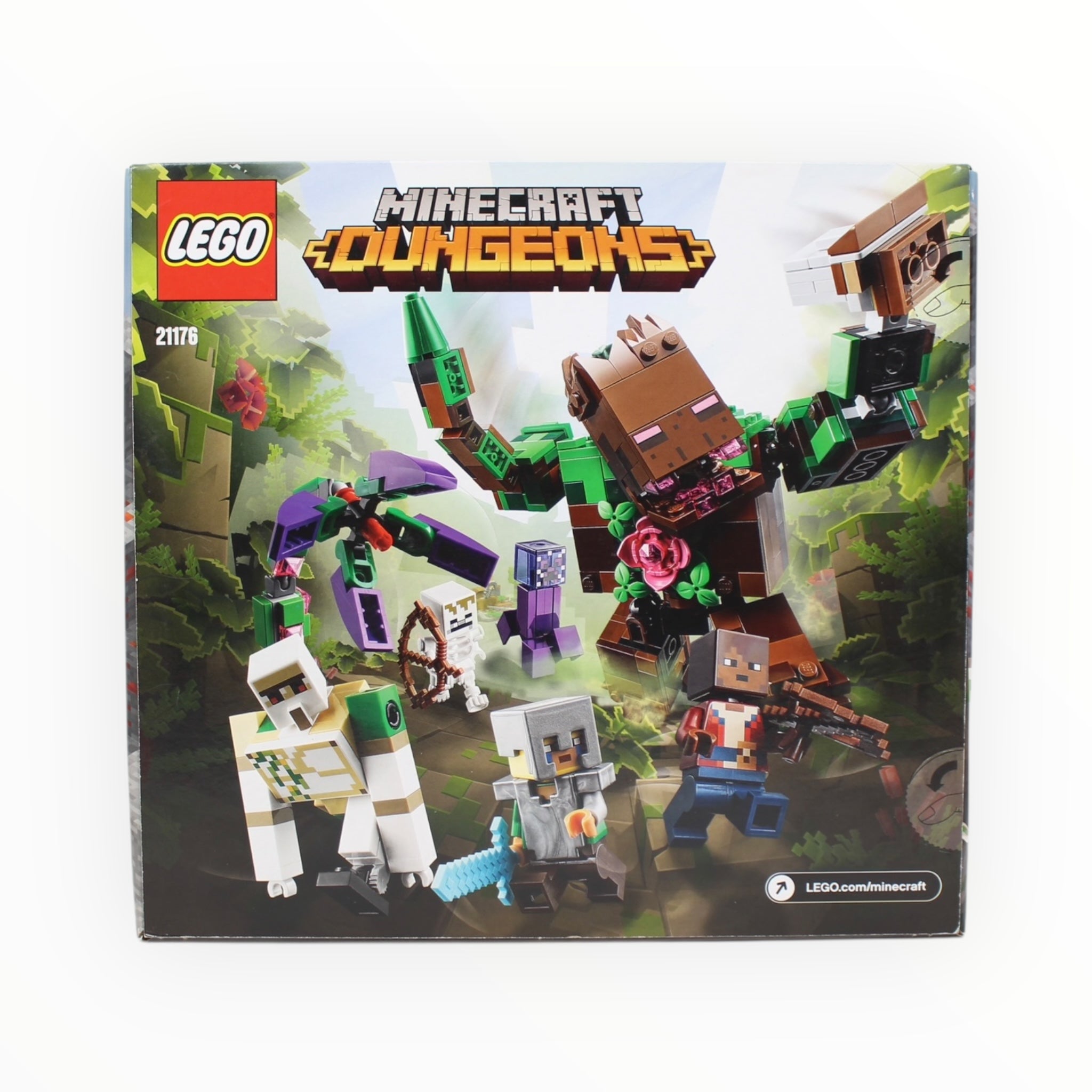 Retired Set 21176 Minecraft Dungeons The Jungle Abomination (slight box damage)