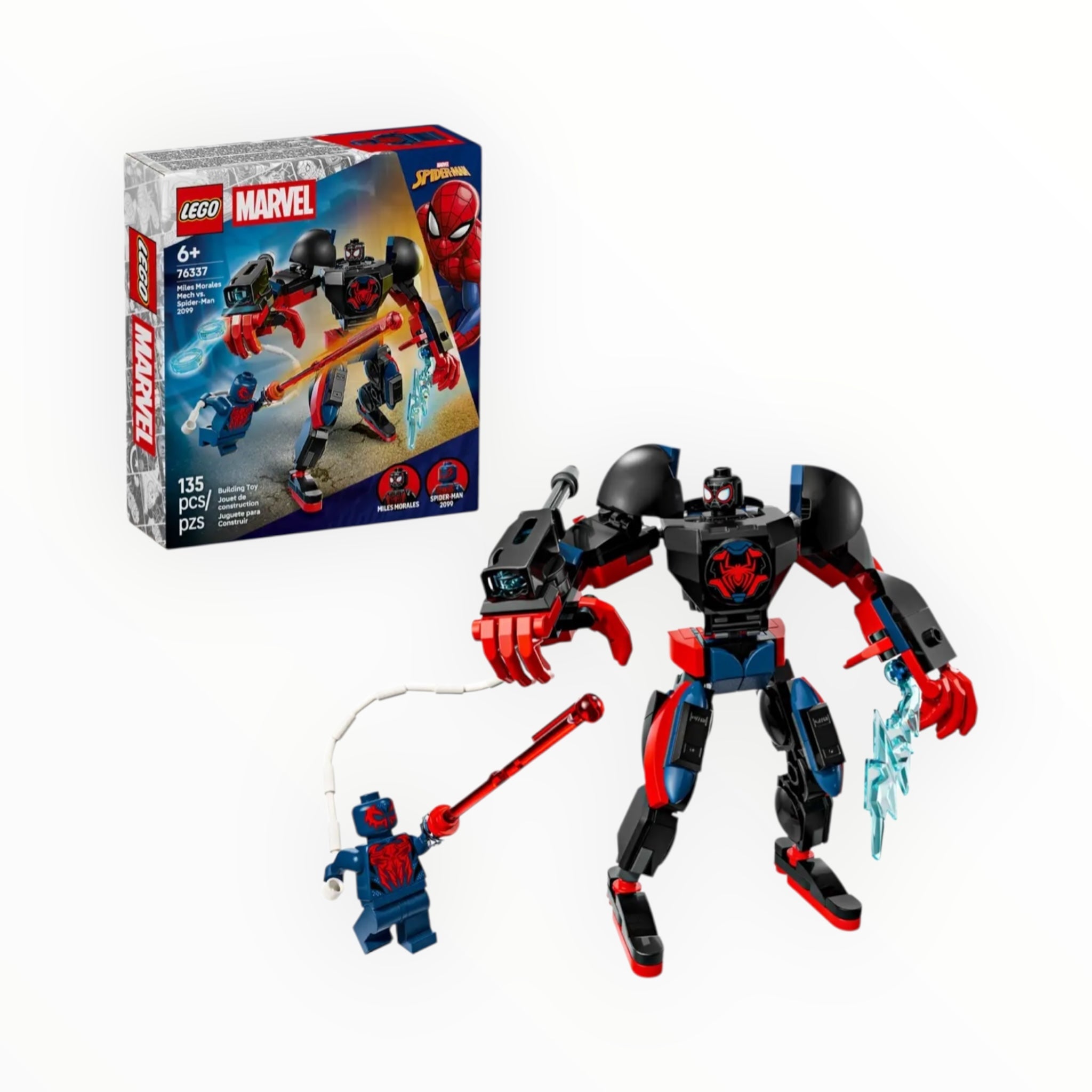76337 Marvel Miles Morales Mech vs. Spider-Man 2099