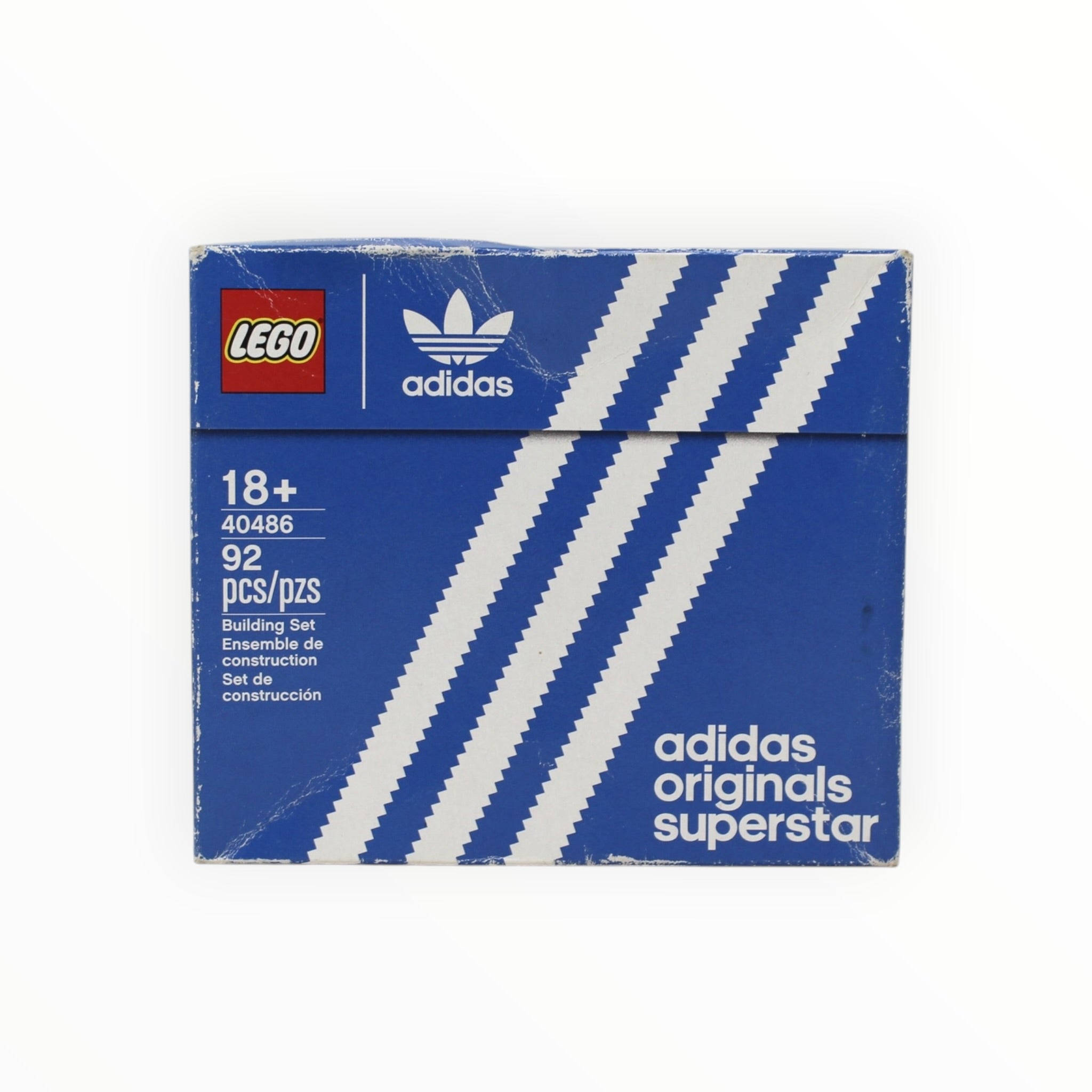 Retired Set 40486 LEGO Mini Adidas Originals Superstar (damaged box)