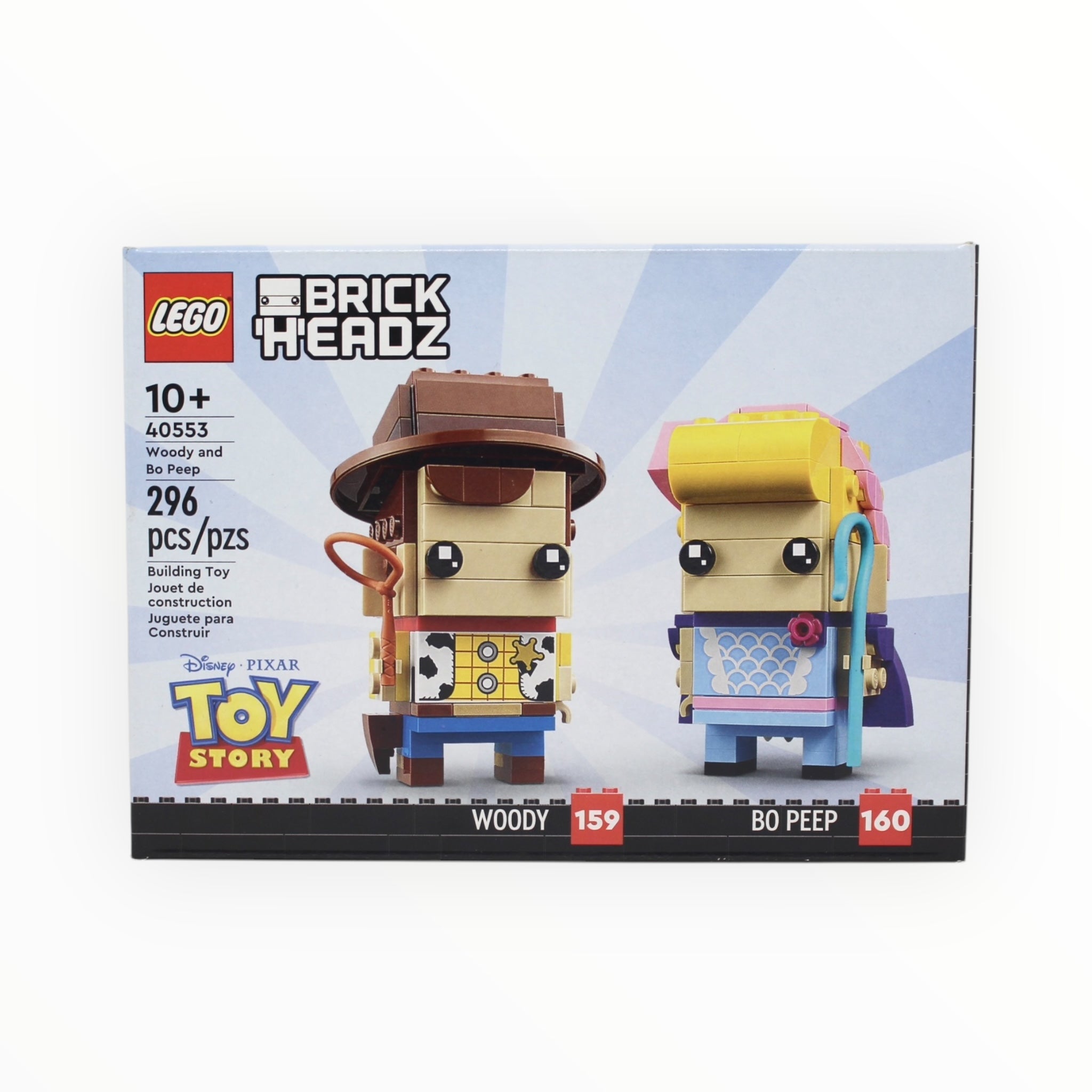 Retired Set 40553 Disney BrickHeadz Woody and Bo Peep