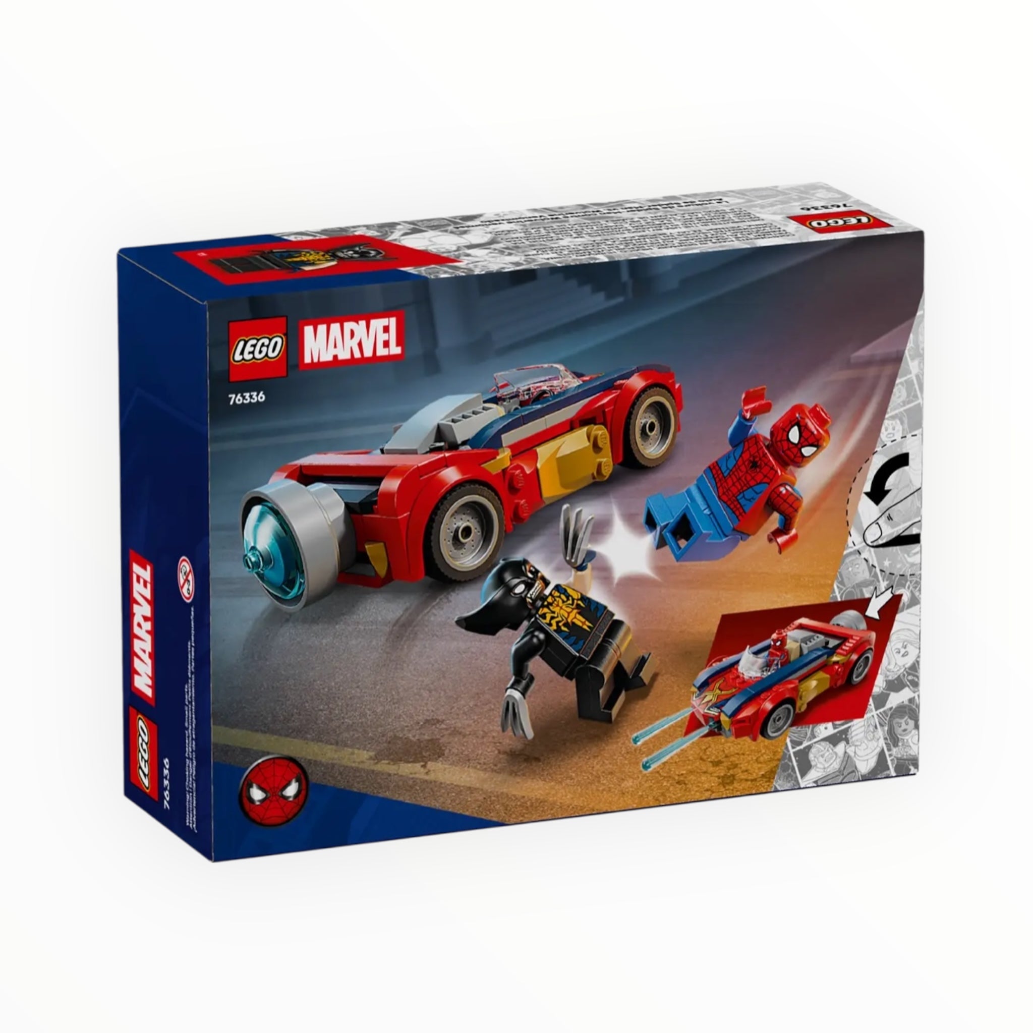 76336 Marvel Spider-Man Car vs. Venomized Wolverine