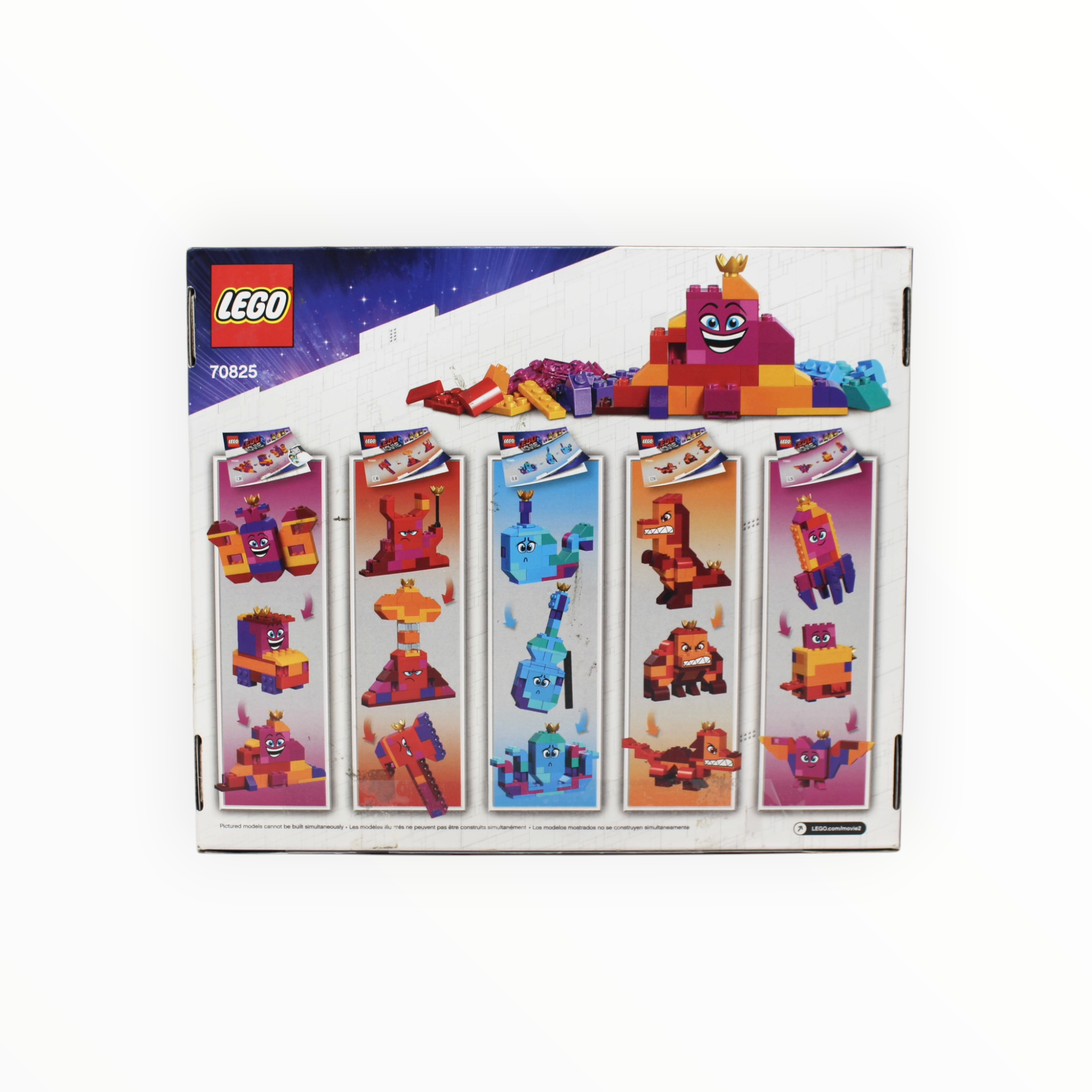 Certified Used Set 70825 The LEGO Movie 2 Queen Watevra’s Build Whatever Box! (most bags sealed)