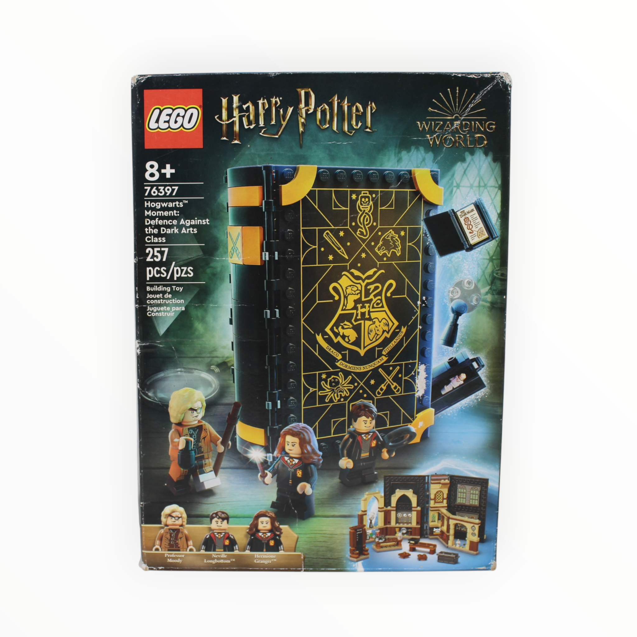 Certified Used Set 76397 Harry Potter Hogwarts Moment: Defence Against the Dark Arts Class (some box damage)