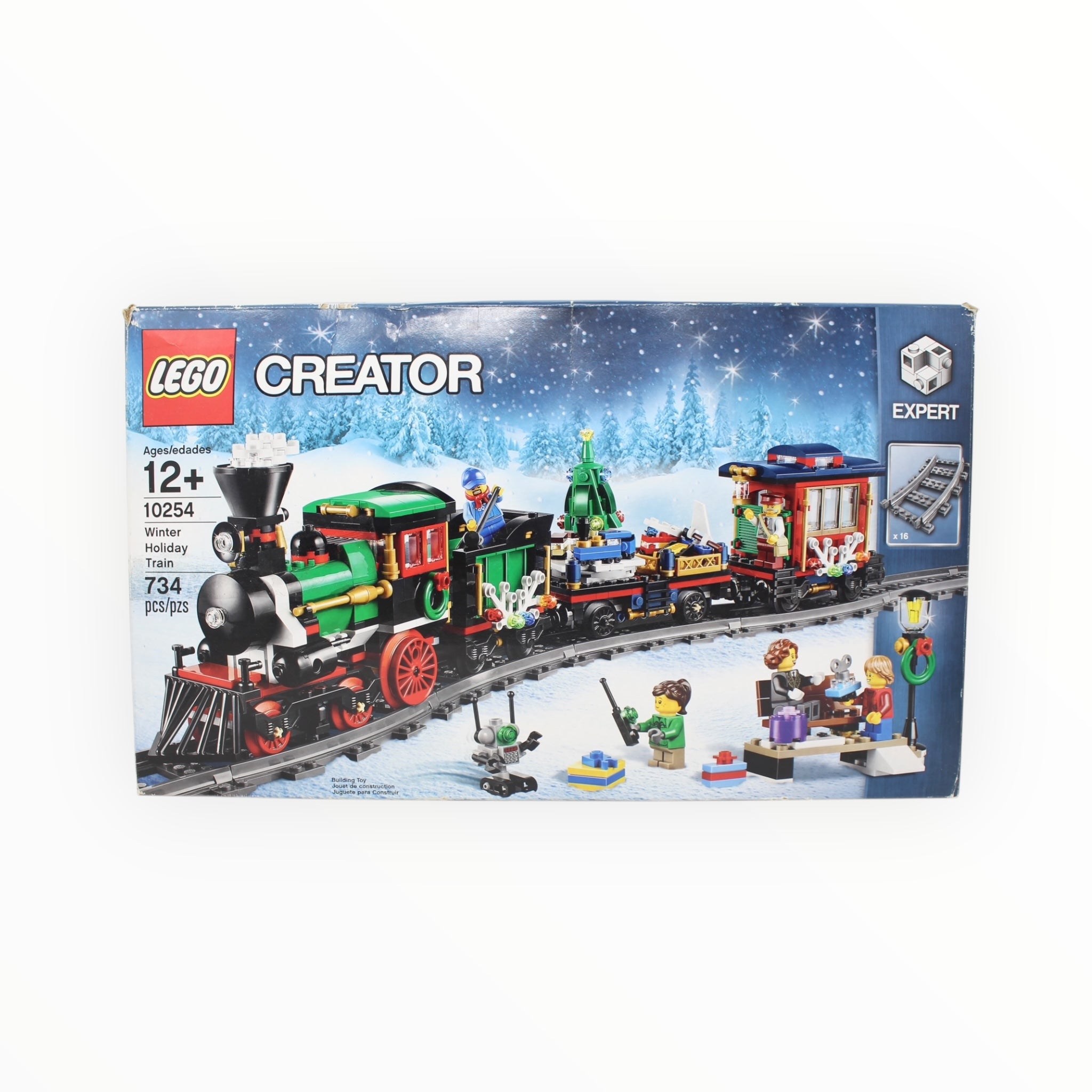 Certified Used Set 10254 Creator Winter Holiday Train (damaged box)