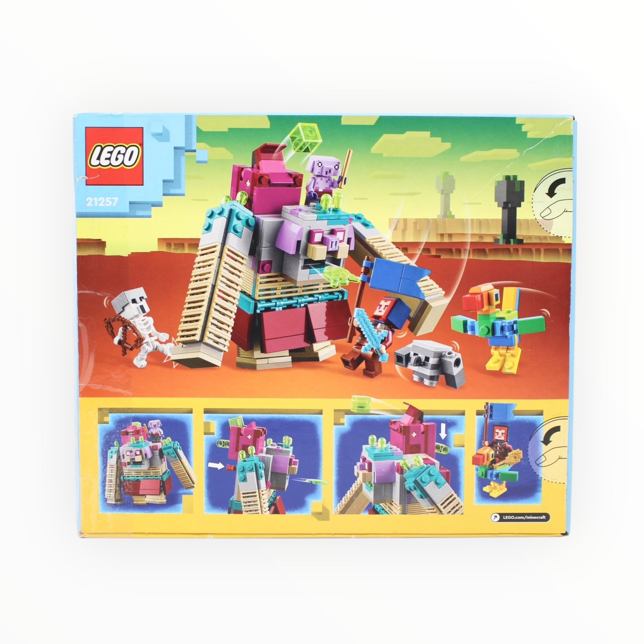 Certified Used Set 21257 Minecraft Legends The Devourer Showdown