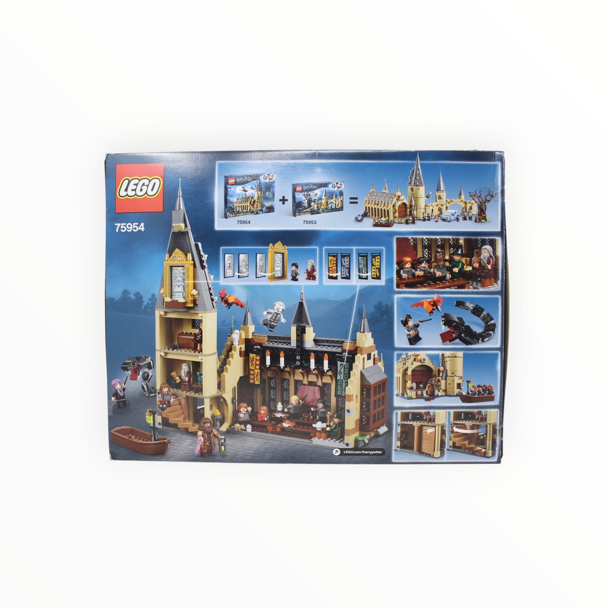 Retired Set 75954 Harry Potter Hogwarts Great Hall (2018, some box damage)