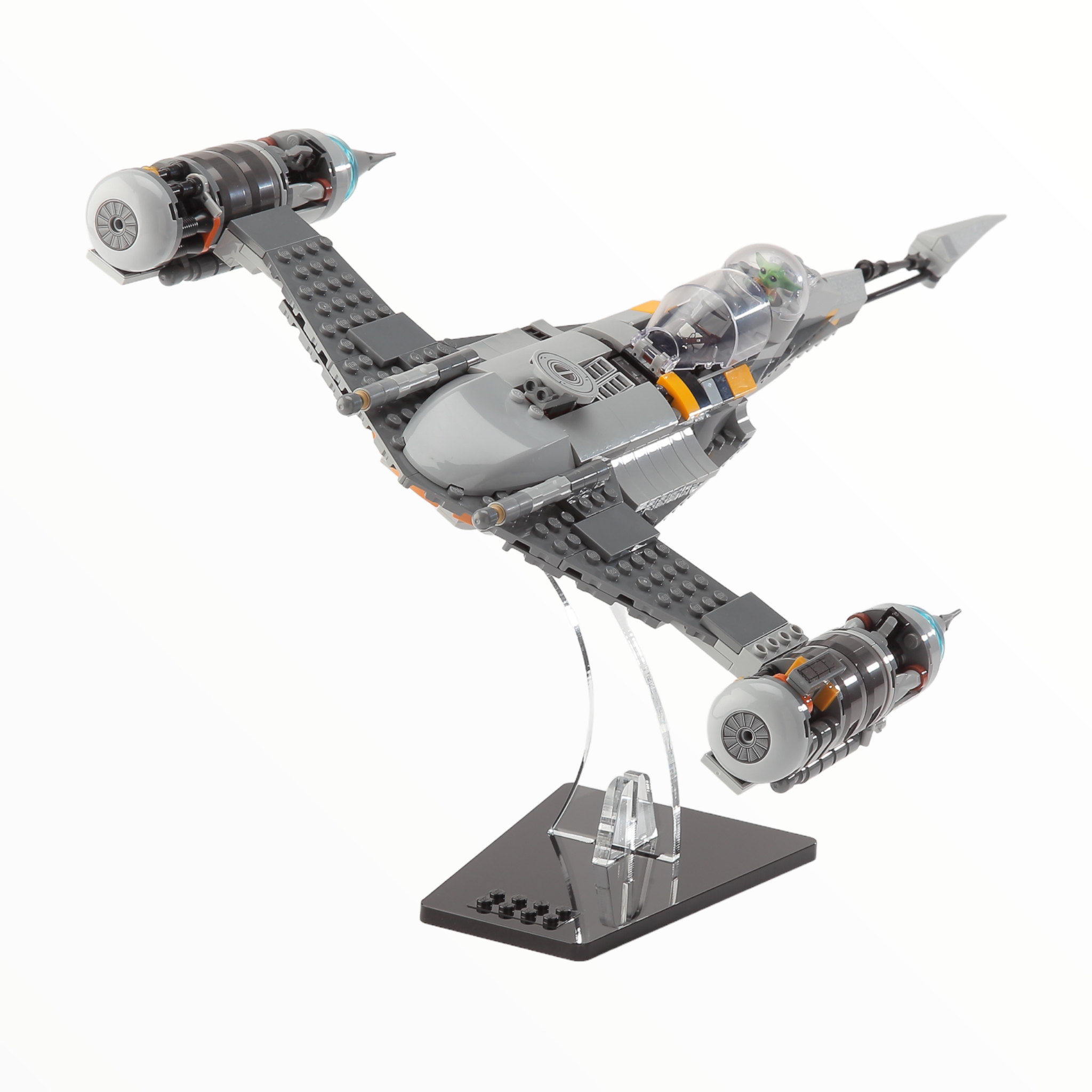 Tricked Out Bricks Classic 30 Display Stand (clear base)