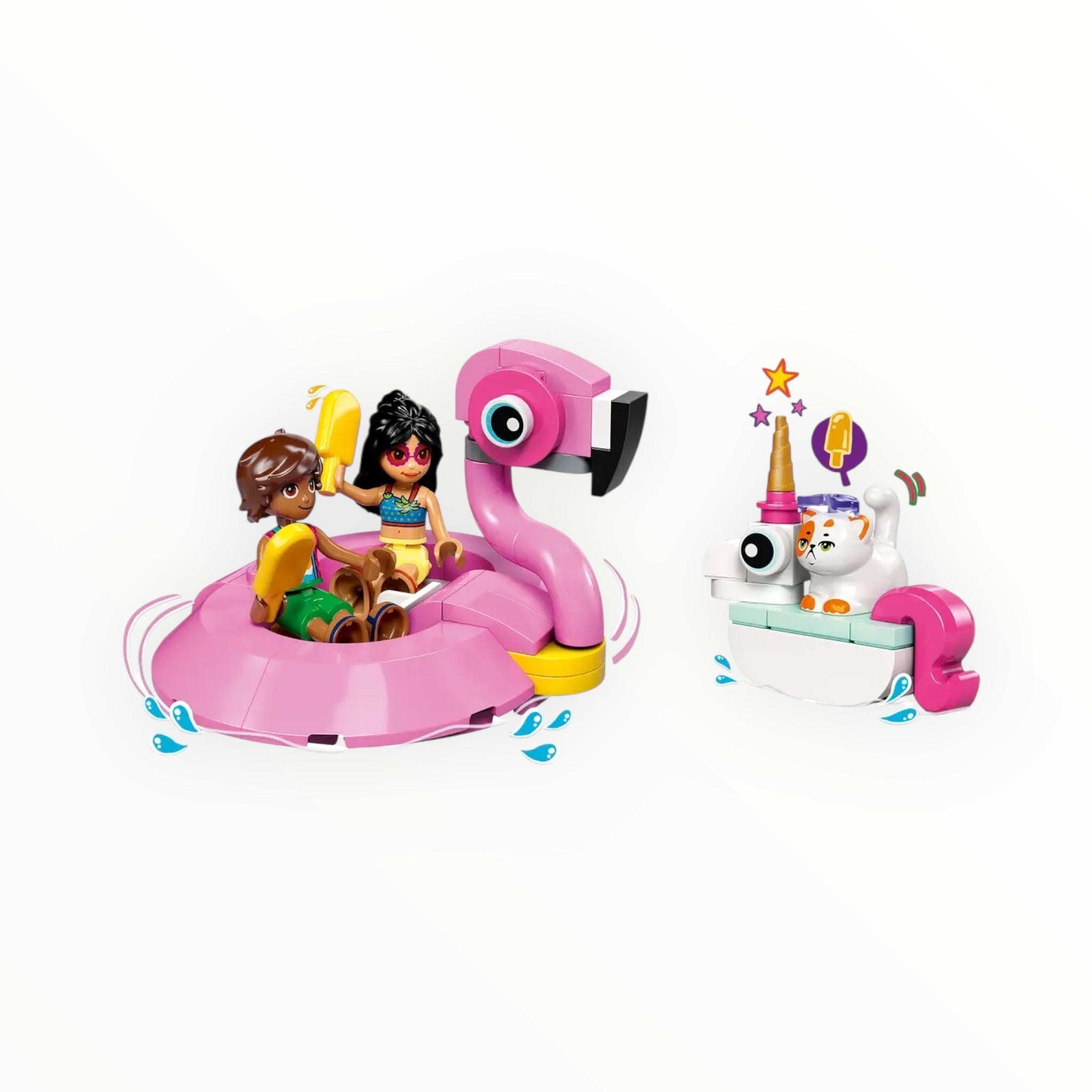 42658 Friends Unicorn & Flamingo Pool Party