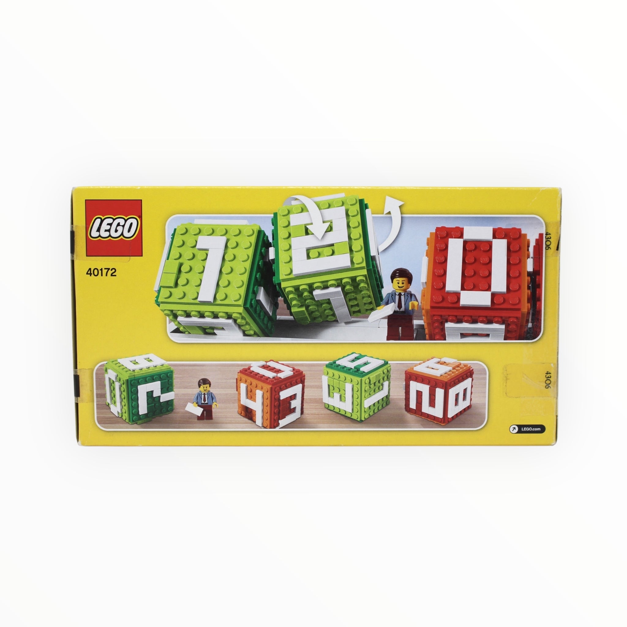 Certified Used Set 40172 LEGO Brick Calendar (open box, sealed bags)