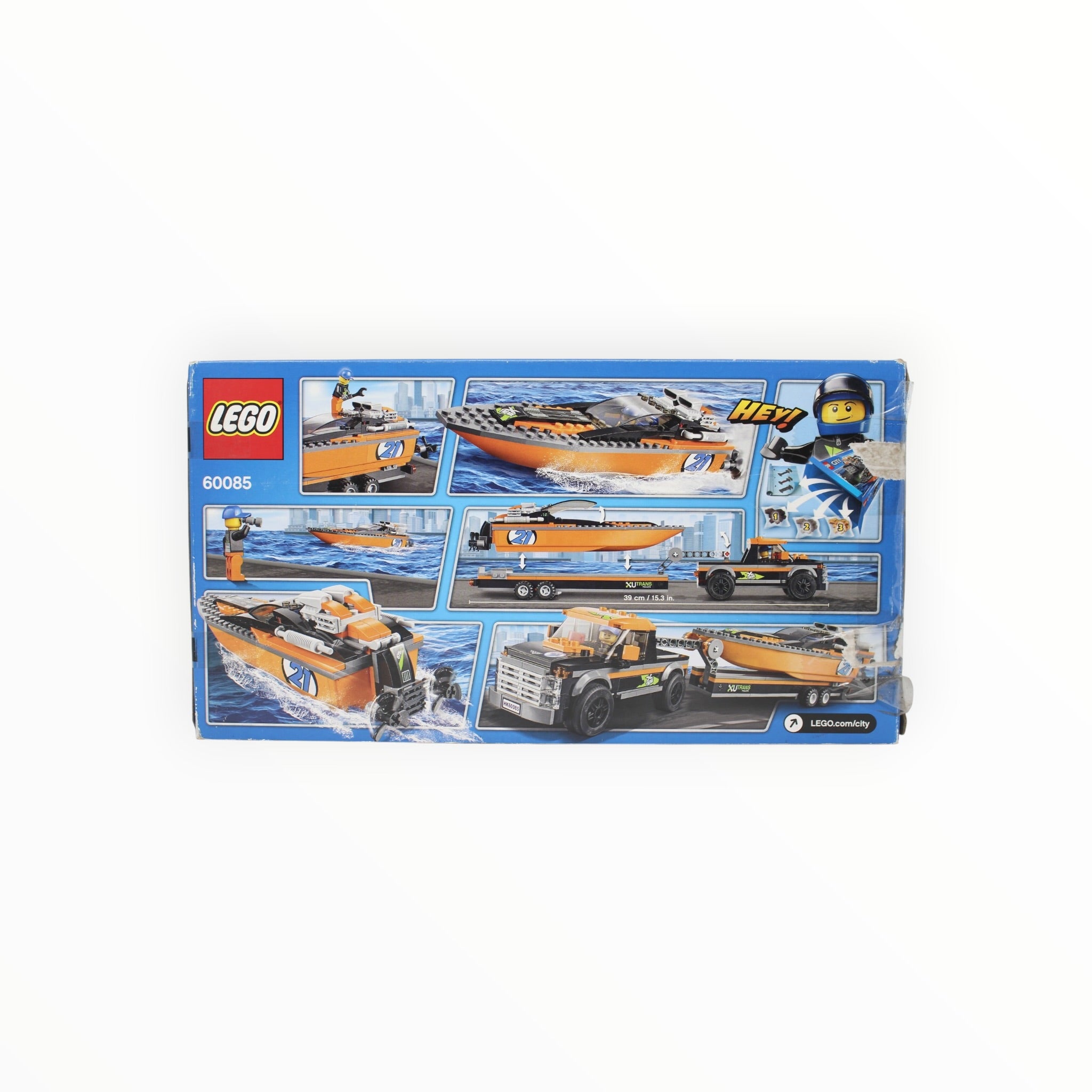 Certified Used Set 60085 City 4x4 with Powerboat