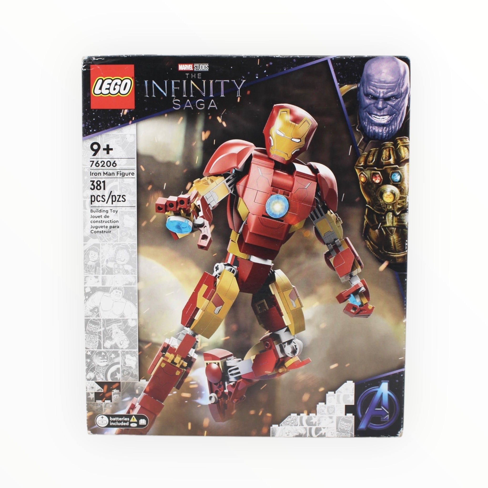 Retired Set 76206 Marvel Studios Iron Man Figure