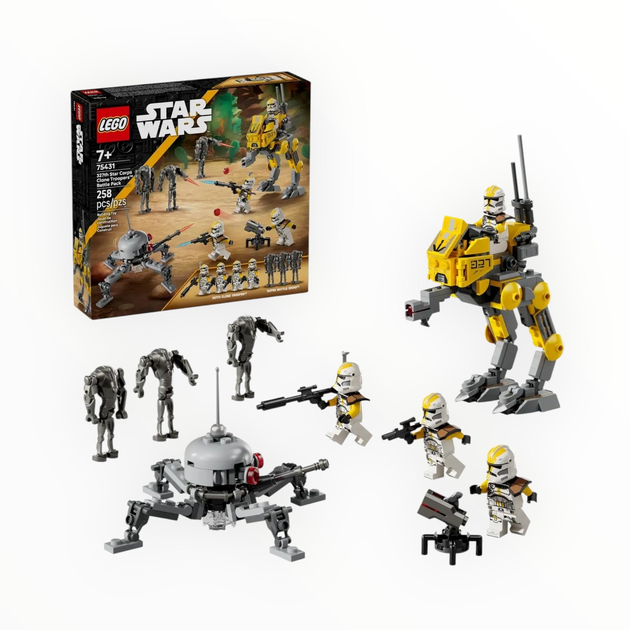 75431 Star Wars 327th Star Corps Clone Trooper Battle Pack