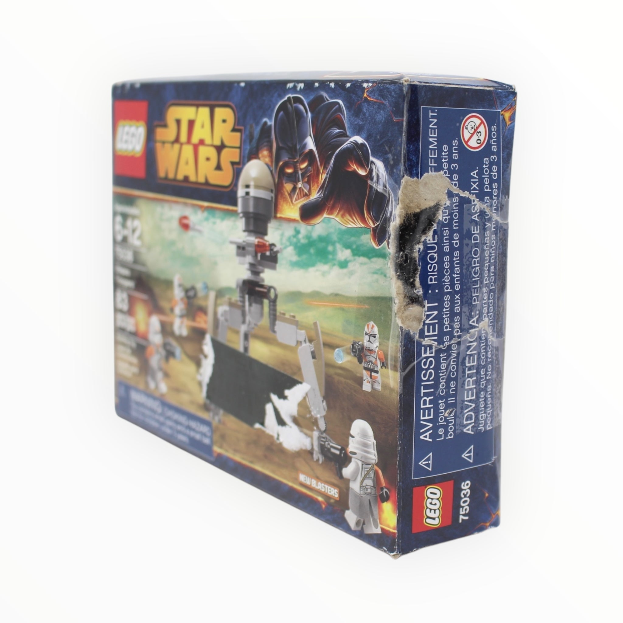Certified Used Set 75036 Star Wars Utapau Troopers (open box, sealed bags, damaged box)