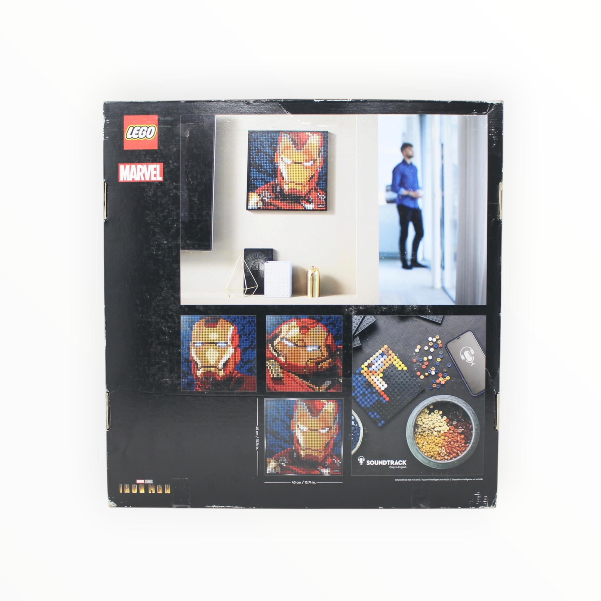Retired Set 31199 Marvel Iron Man Mosaic (damaged box)