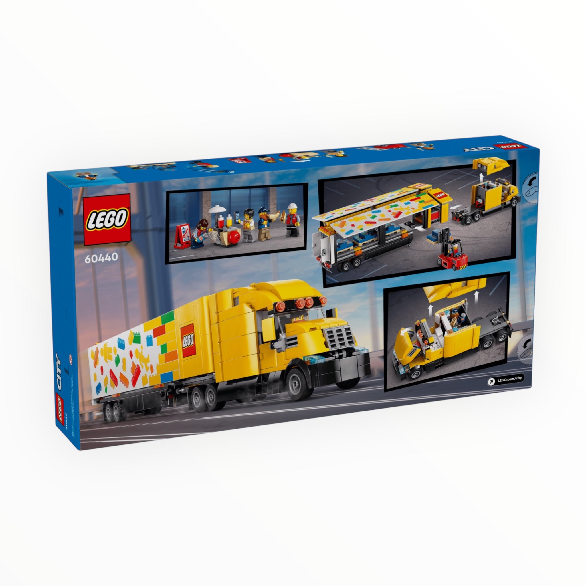 60440 City Yellow Delivery Truck