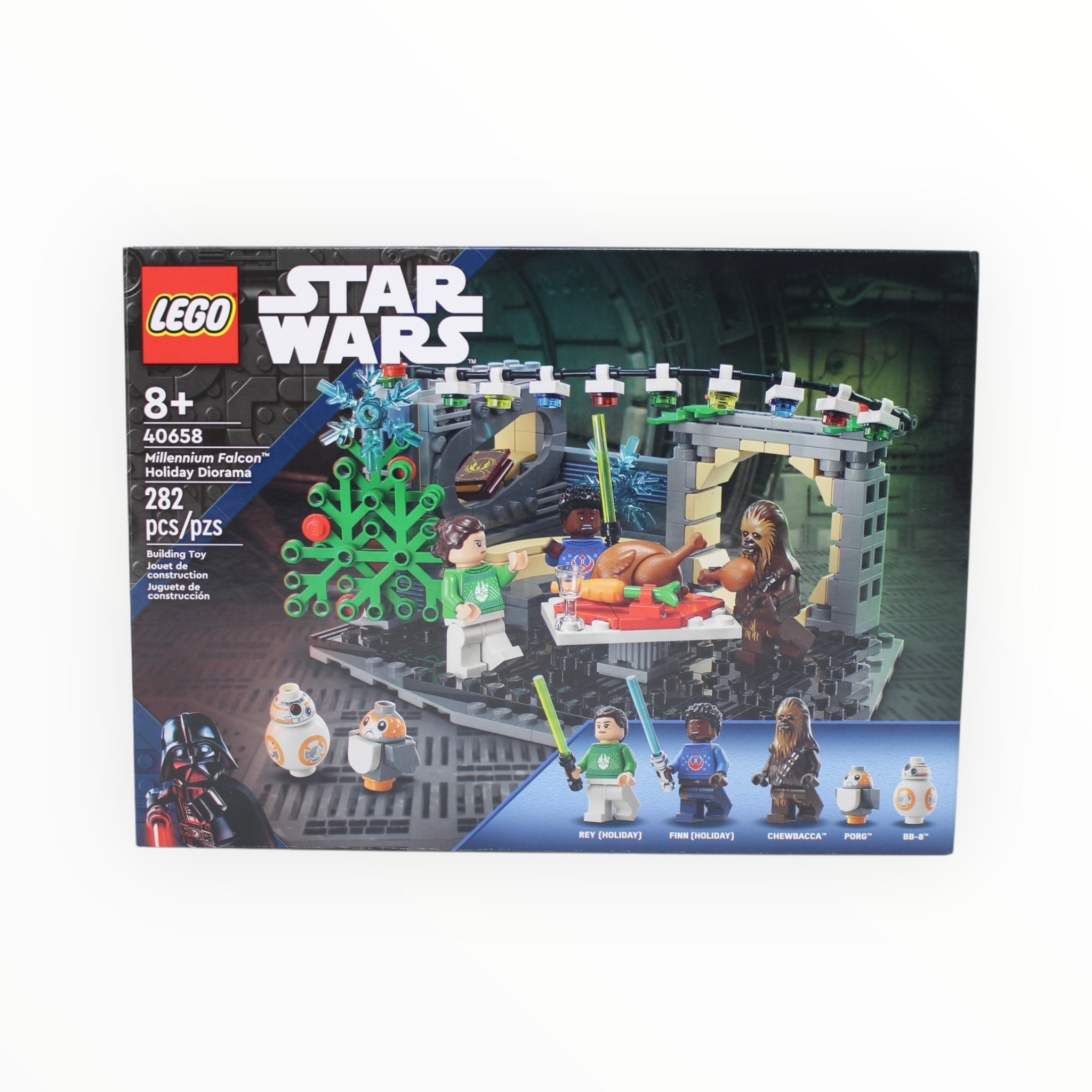 Certified Used Set 40658 Star Wars Millennium Falcon Holiday Diroama
