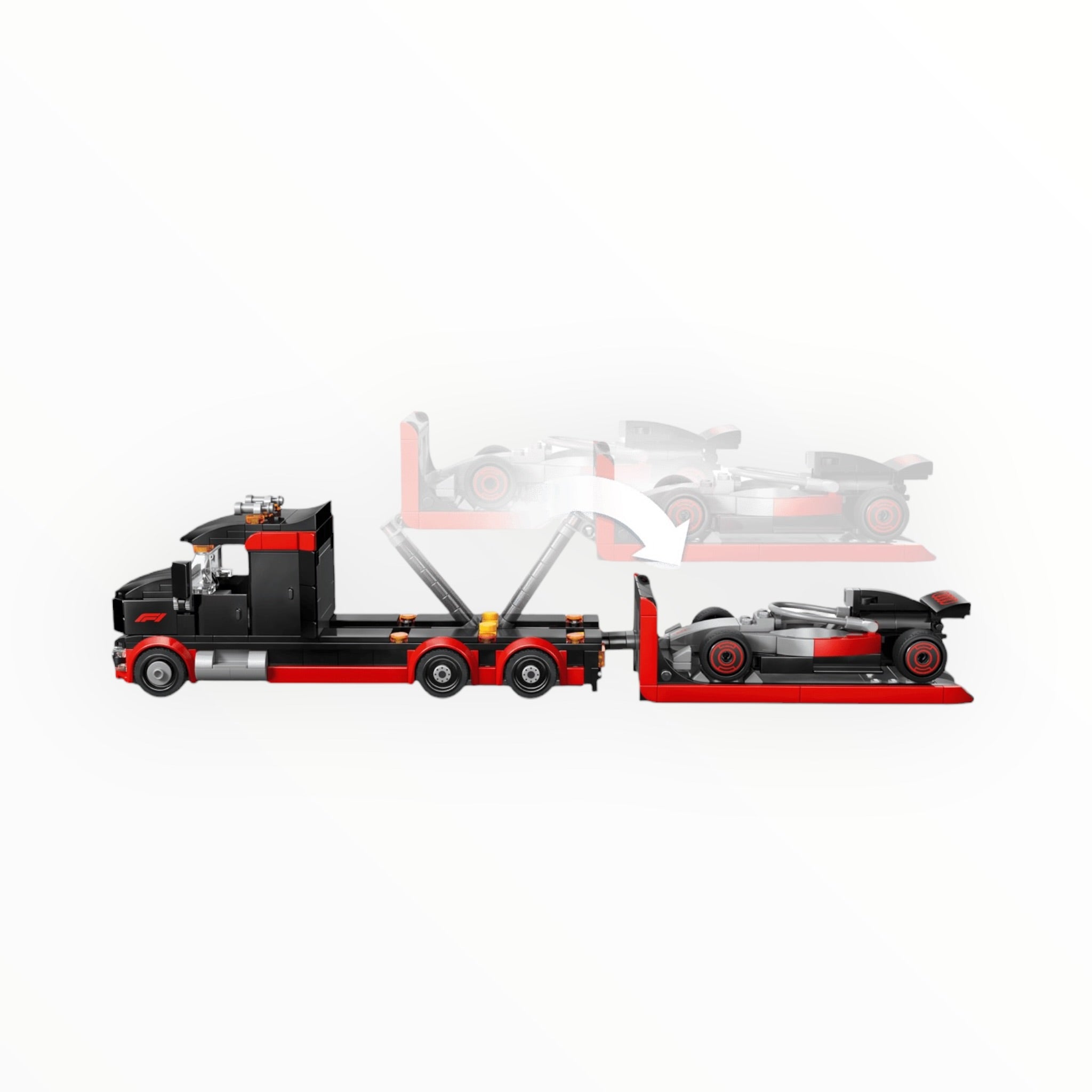 60493 City F1 Display Truck with Audi F1 Race Car