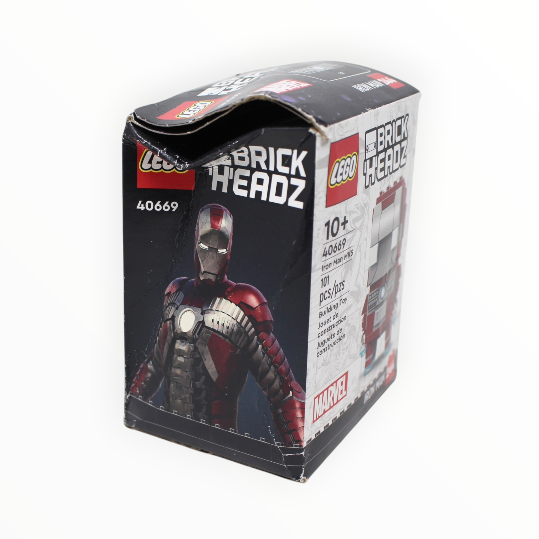 Retired Set 40669 Marvel BrickHeadz Iron Man MK5 (damaged box)