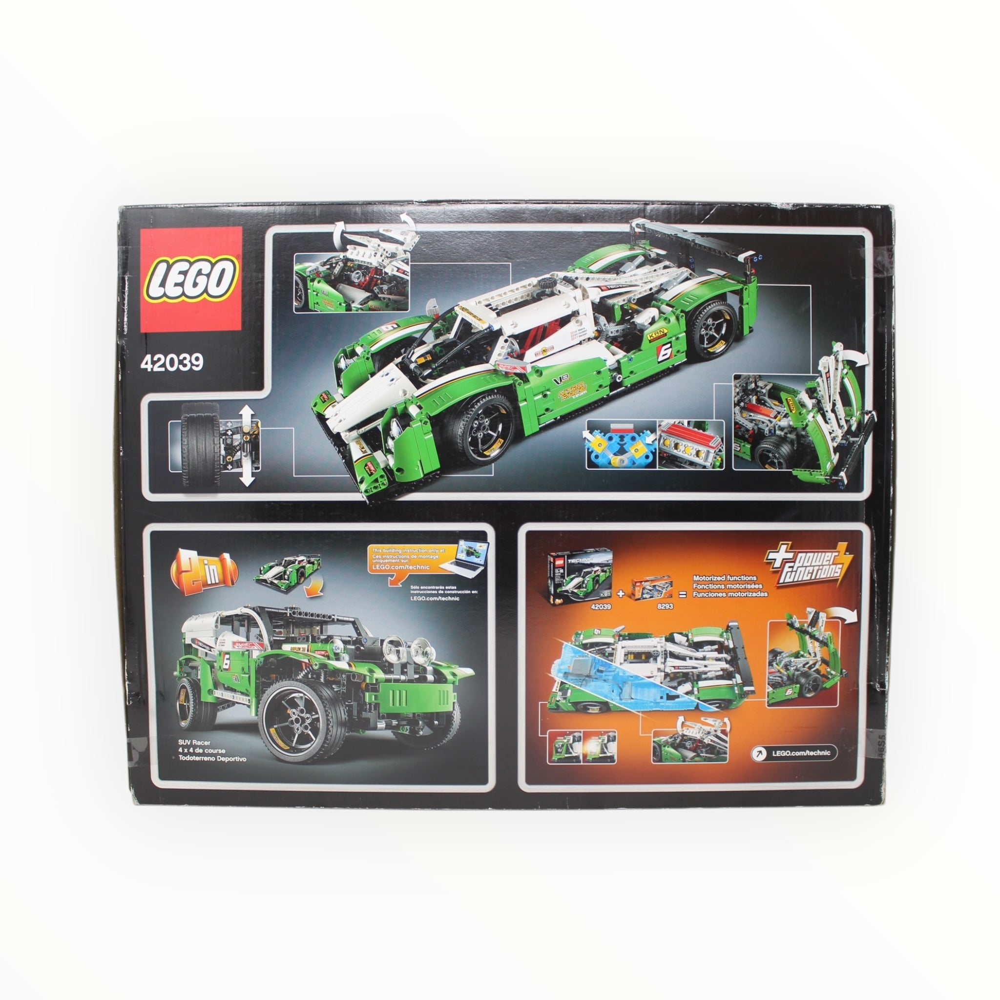 Retired Set 42039 Technic 24 Hours Race Car (damaged box)