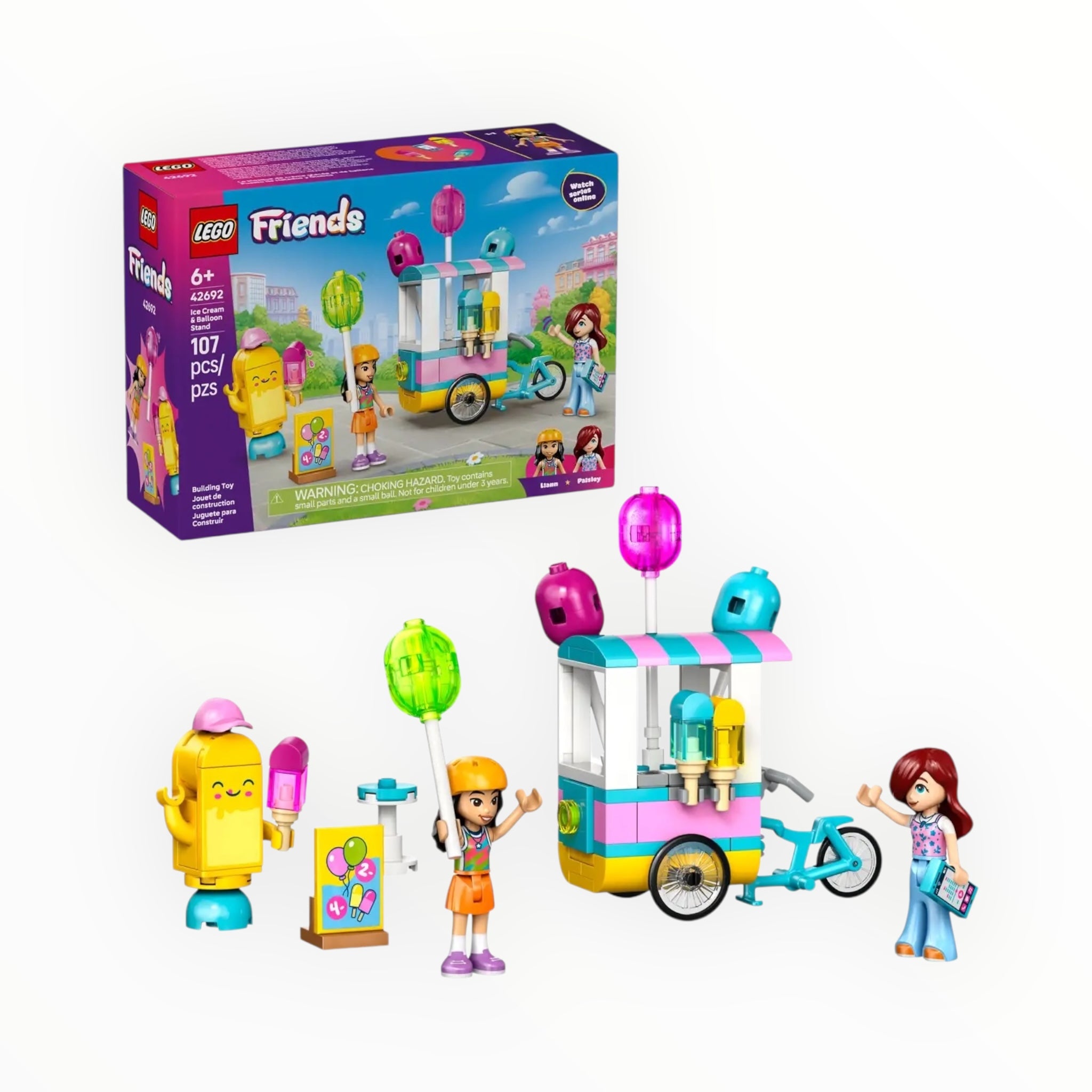 42692 Friends Ice Cream & Balloon Stand