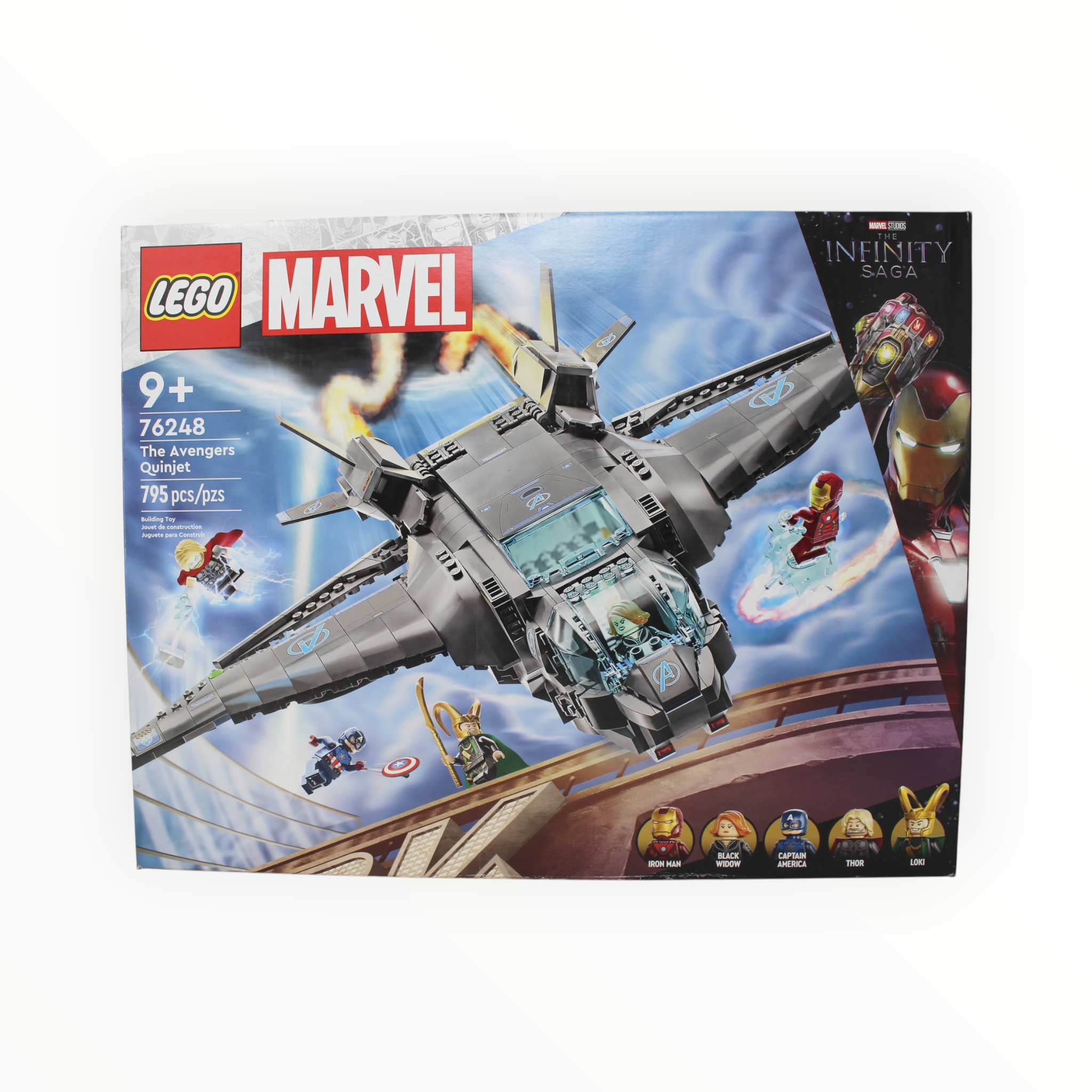 Certified Used Set 76248 Marvel Infinity Saga The Avengers Quinjet