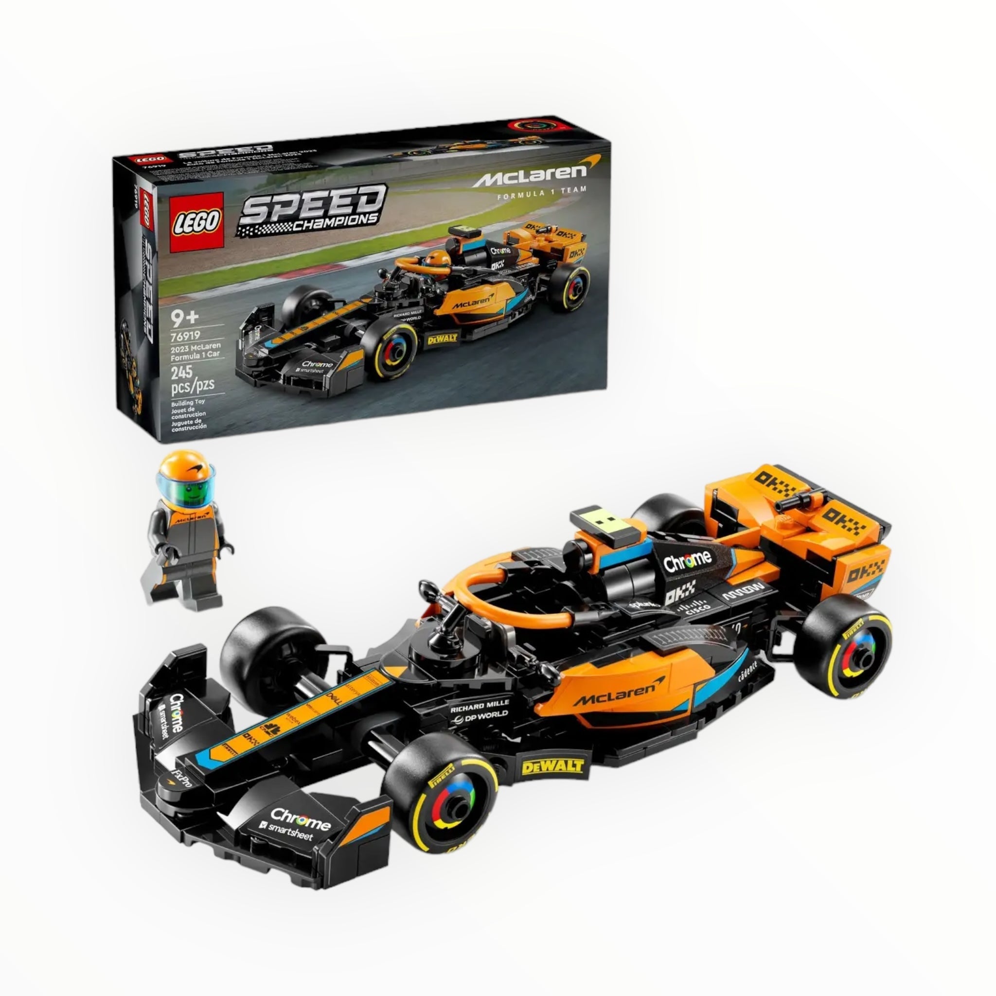 76919 Speed Champions 2023 McLaren Formula 1 Race Car