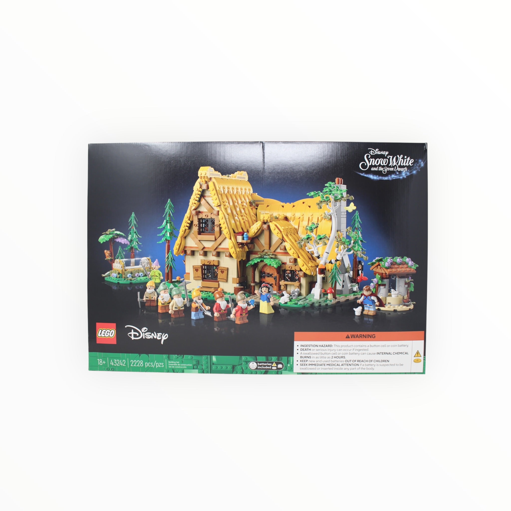 Retired Set 43242 Disney Snow White and the Seven Dwarfs' Cottage (slight box damage)