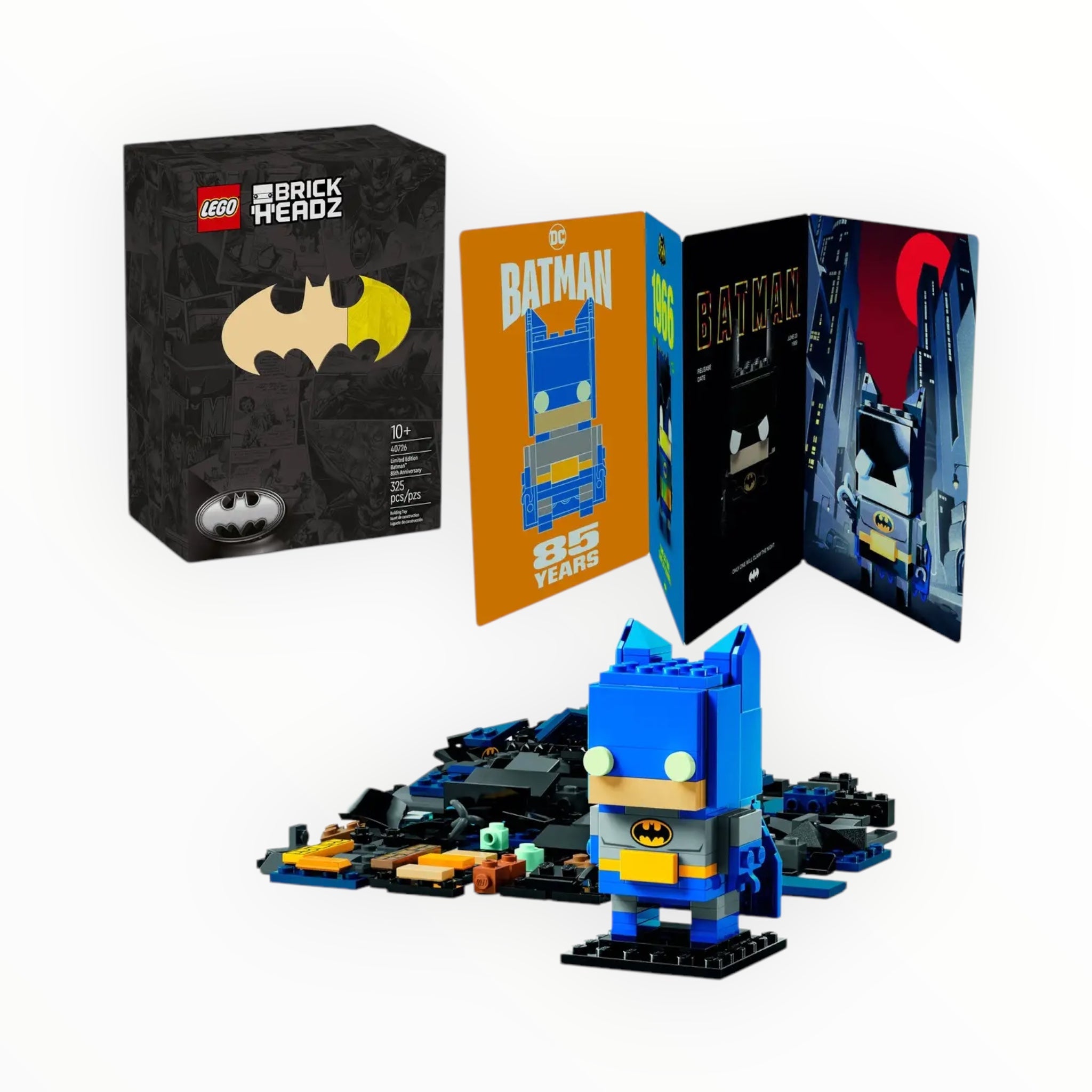Retired Set 40726 DC BrickHeadz Limited Edition Batman 85th Anniversary