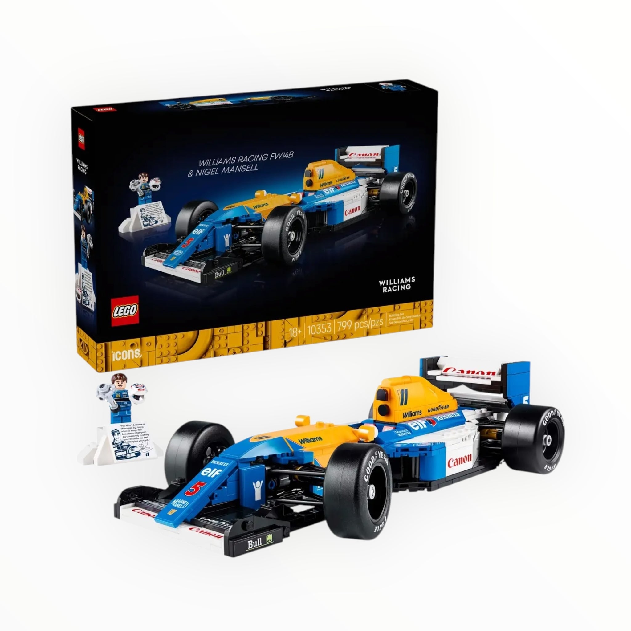10353 Icons Williams Racing FW14B & Nigel Mansell
