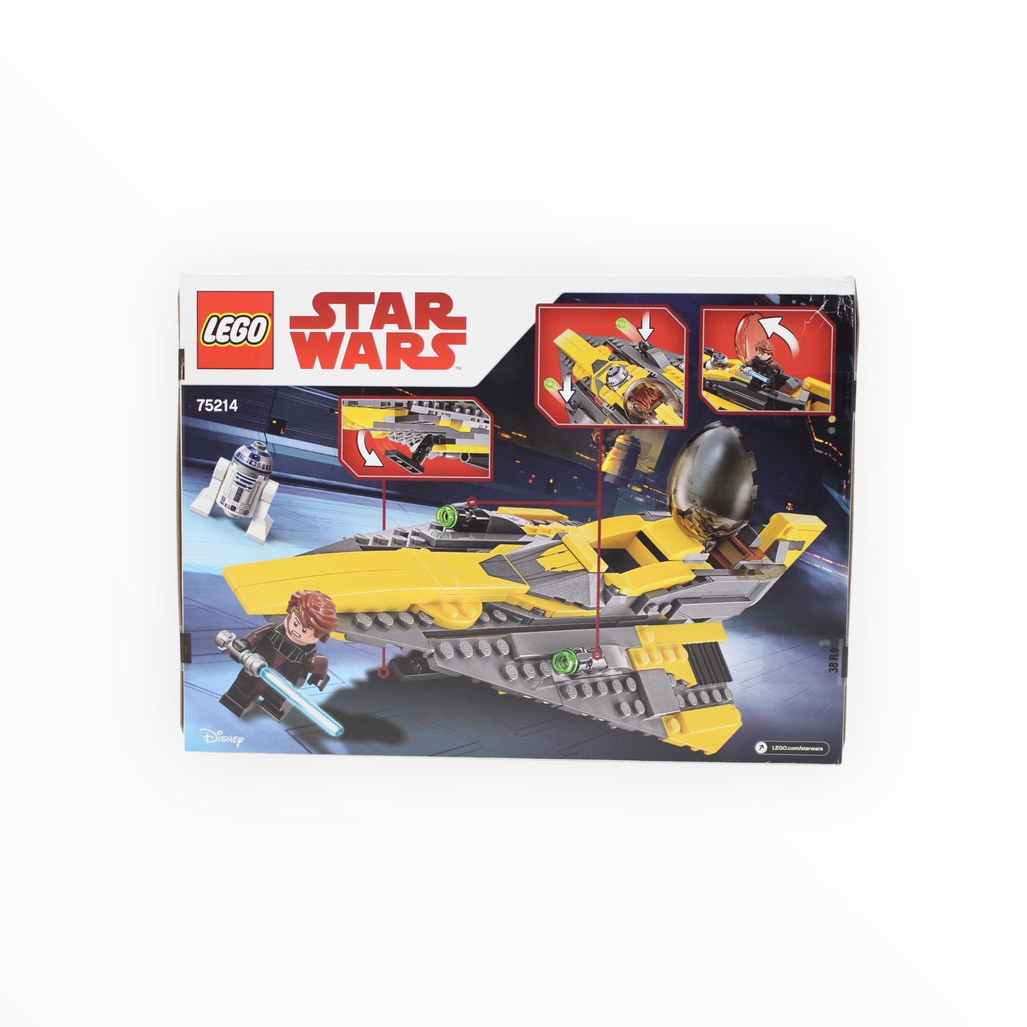 Retired Set 75214 Star Wars Anakin’s Jedi Starfighter (slight box damage)