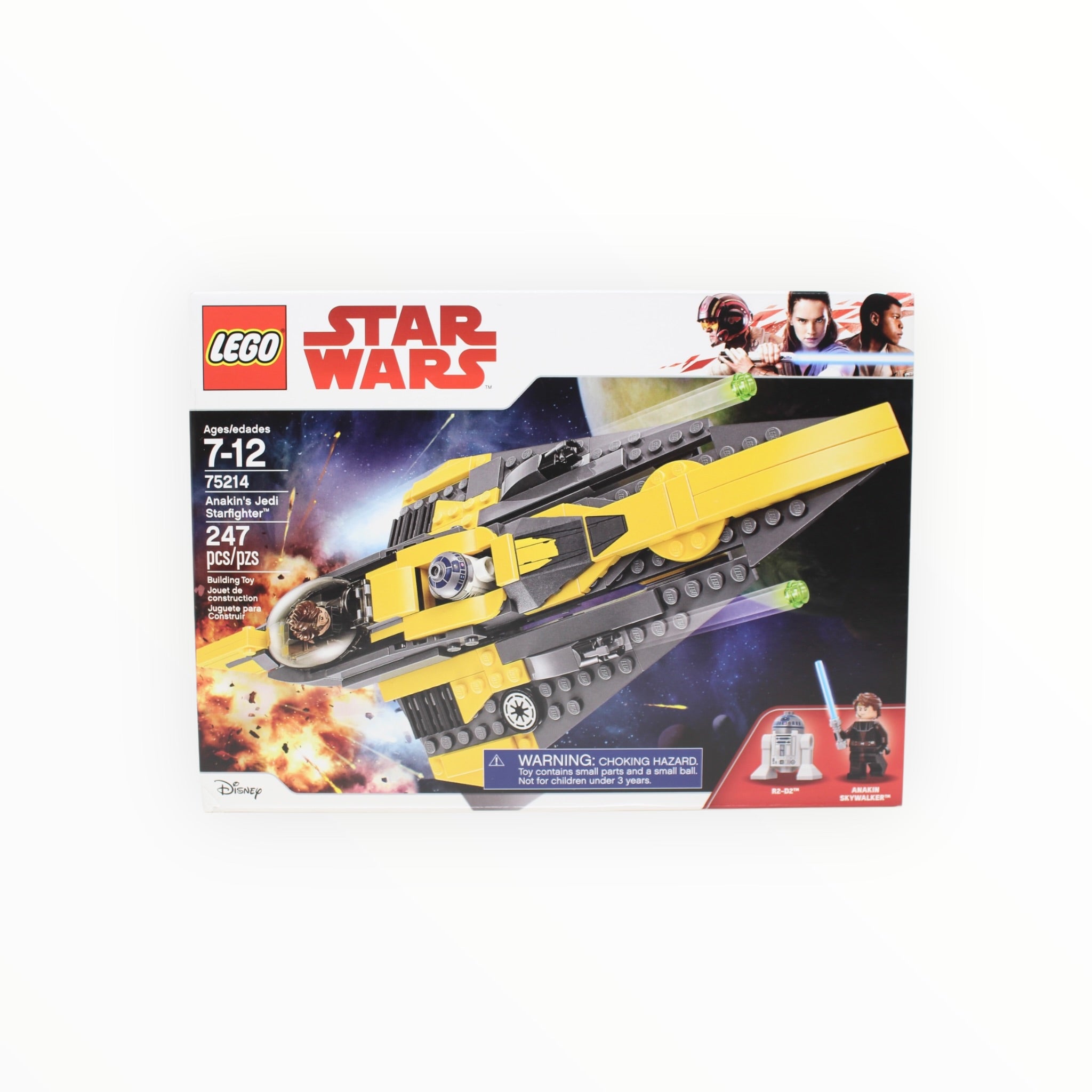 Retired Set 75214 Star Wars Anakin’s Jedi Starfighter (slight box damage)