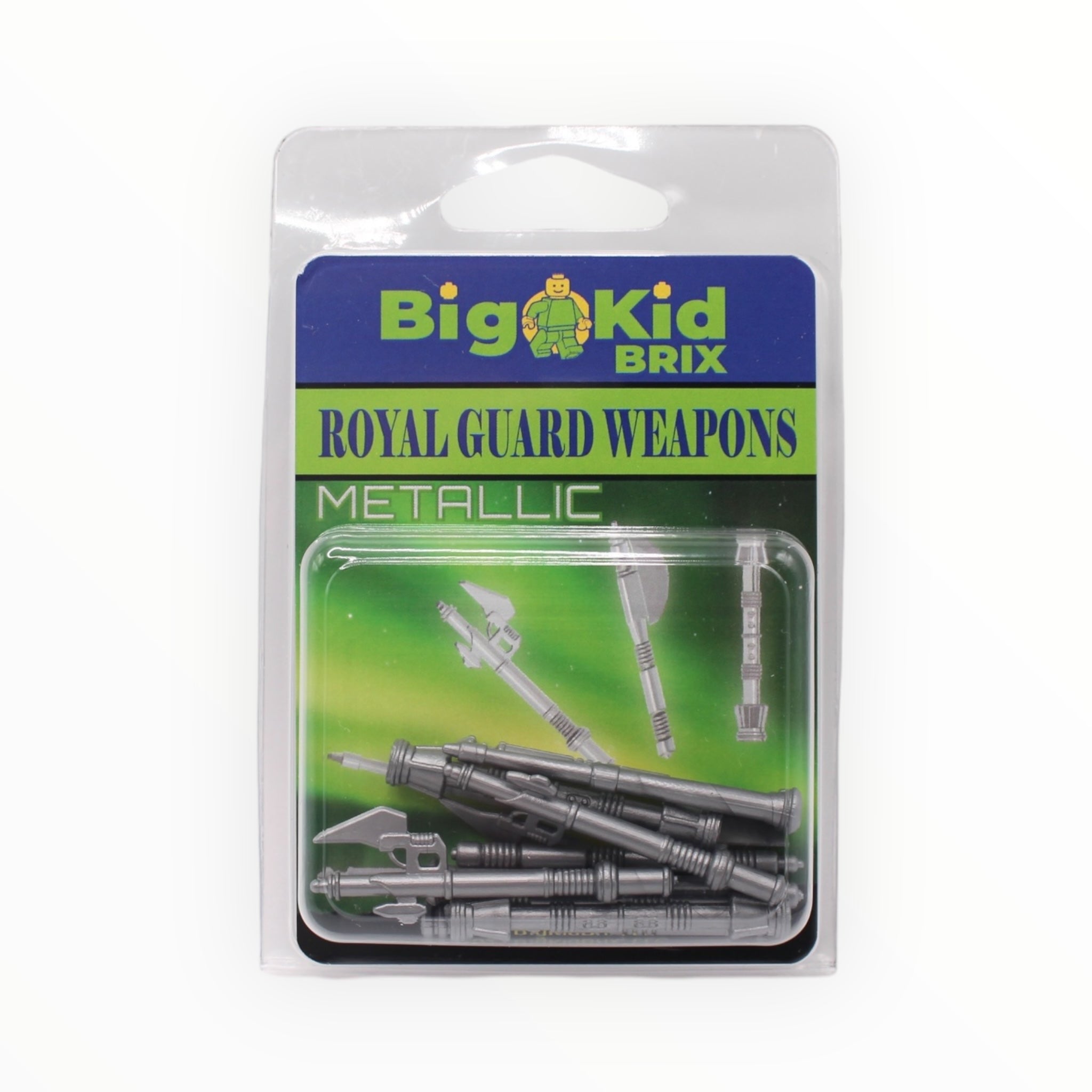 BigKidBrix Royal Guard Weapons - Metallic