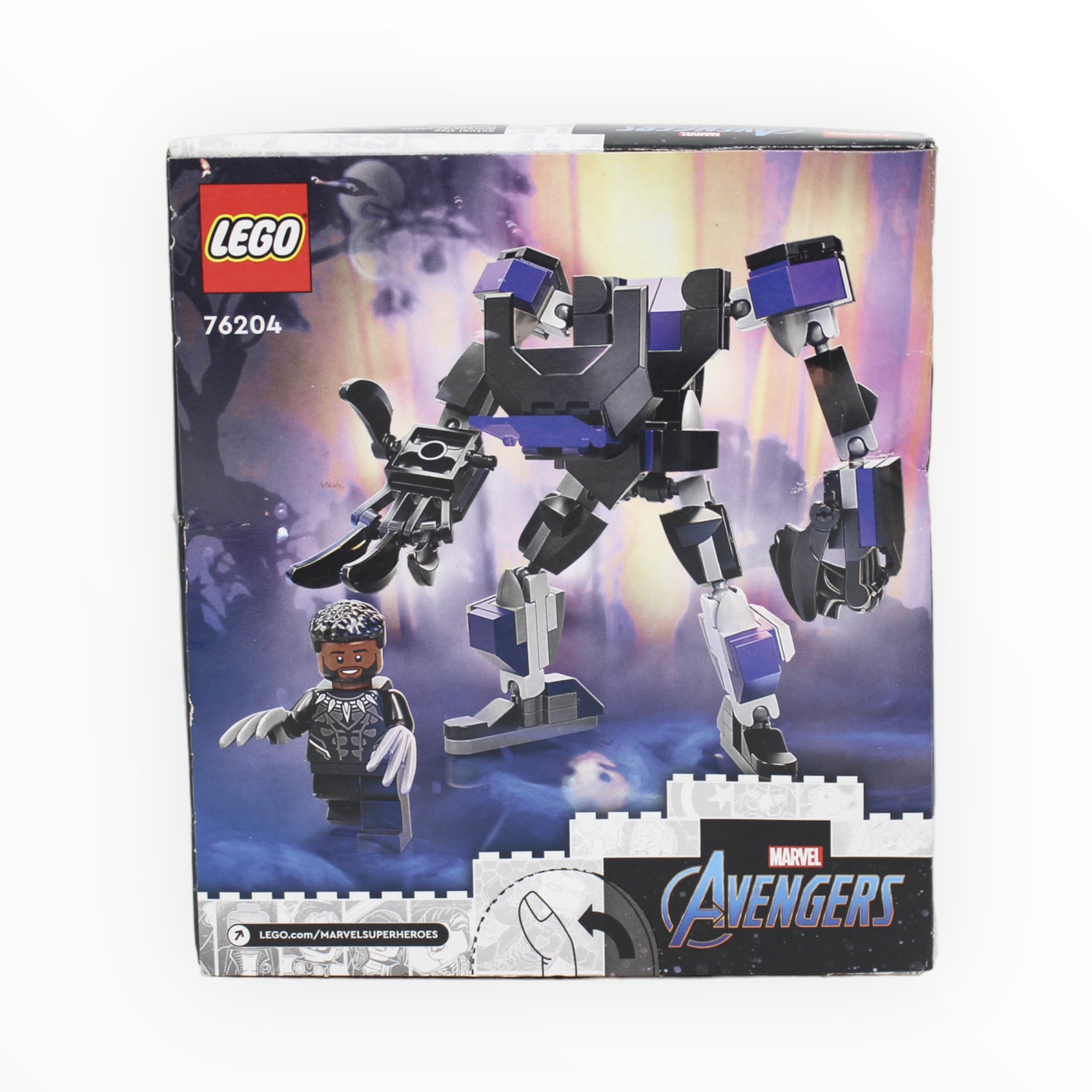 Retired Set 76204 Marvel Black Panther Mech Armor