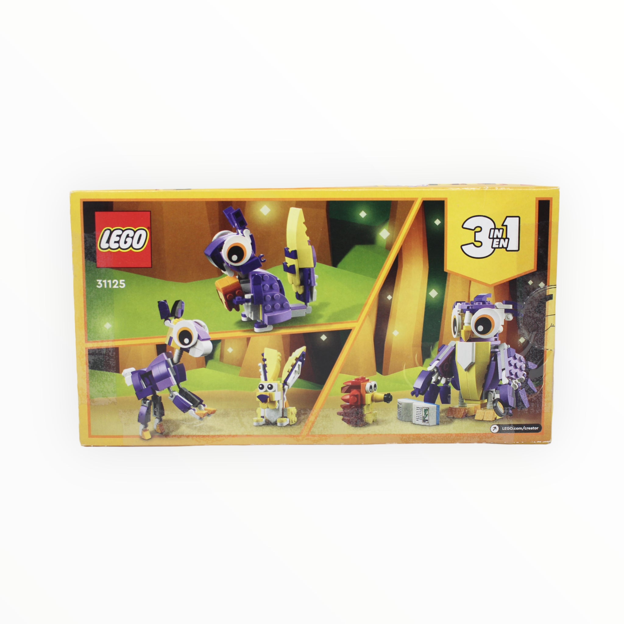 Certified Used Set 31125 Creator Fantasy Forest Creatures