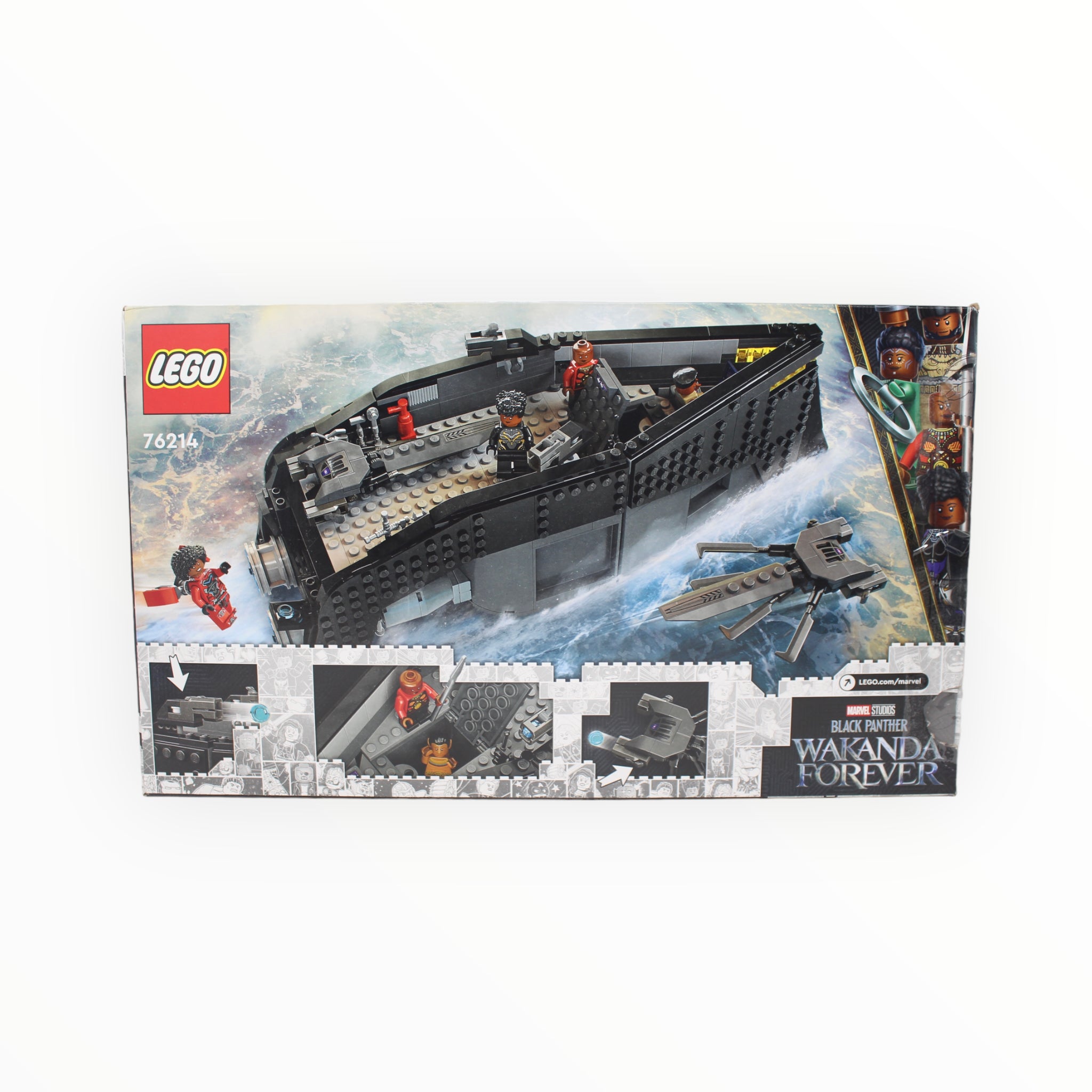 Certified Used Set 76214 Wakanda Forever Black Panther: War on the Water (open box, sealed bags)