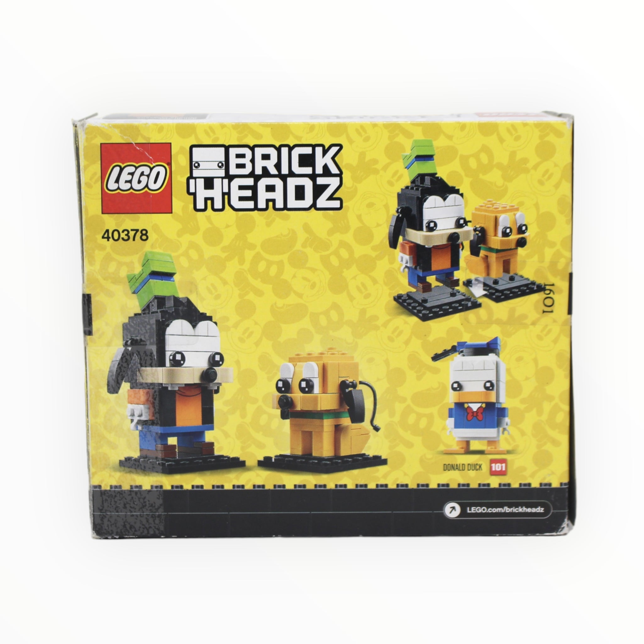 Certified Used Set 40378 Disney BrickHeadz Pluto & Goofy