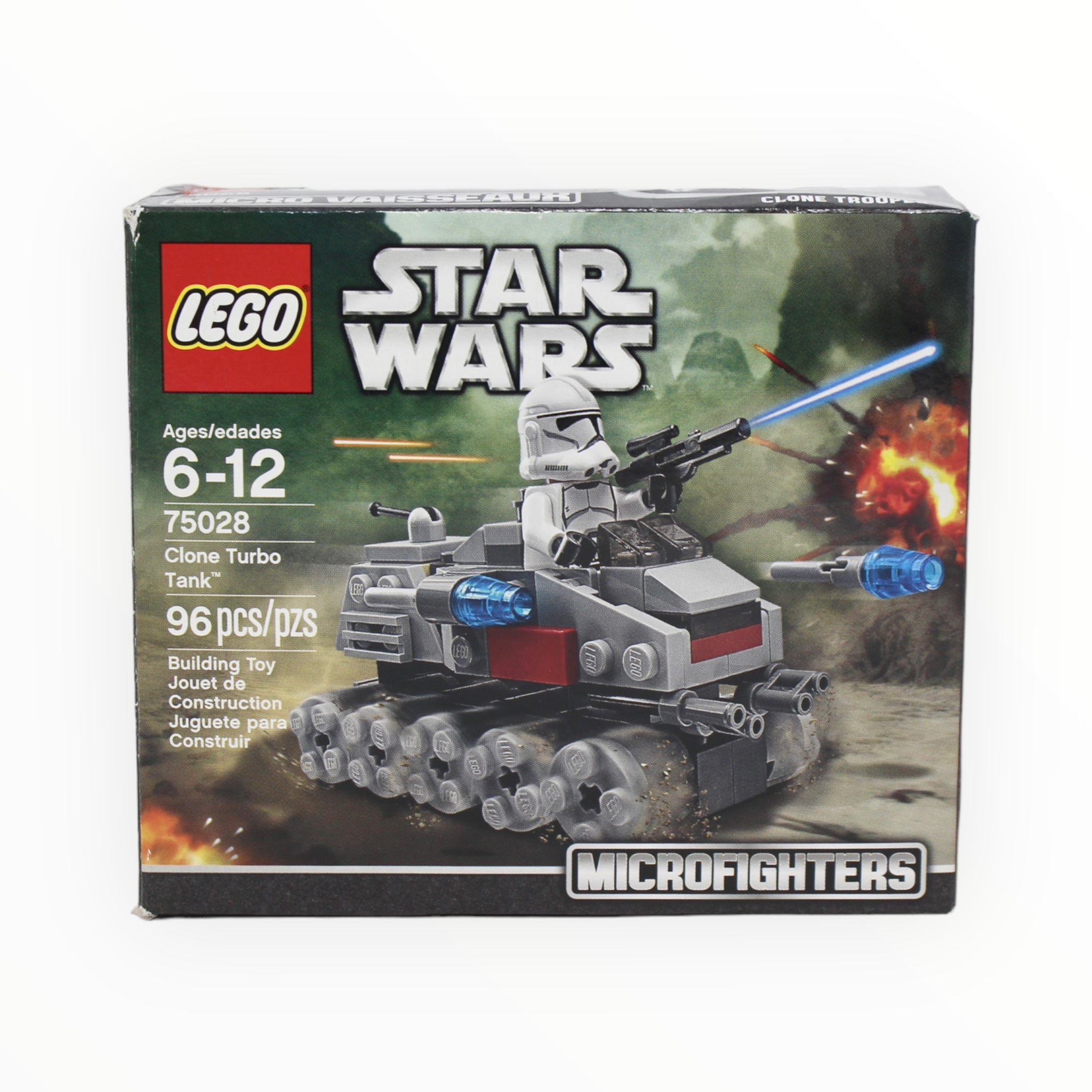 Certified Used Set 75028 Star Wars Clone Turbo Tank Microfighters