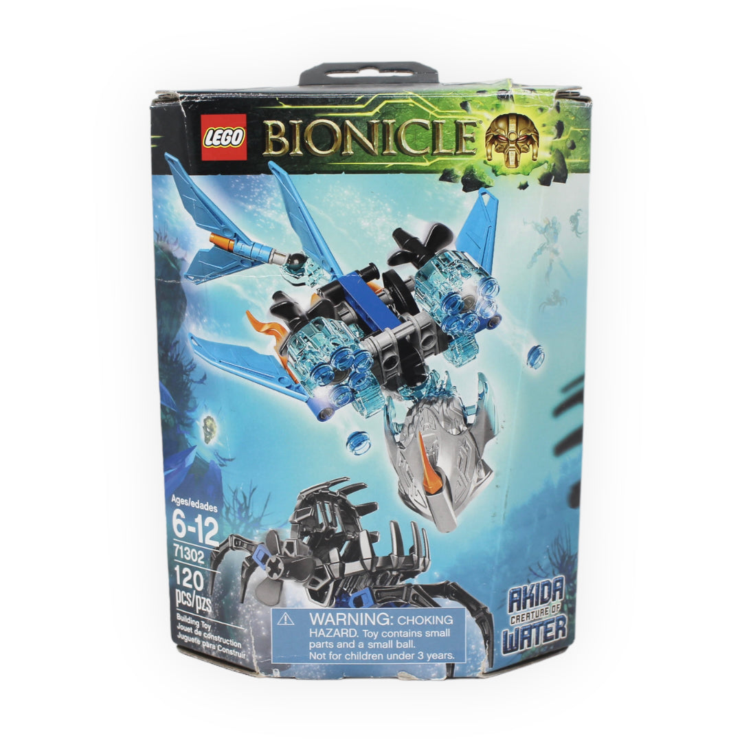 Certified Used Set 71302 Bionicle Akida Creature of Water