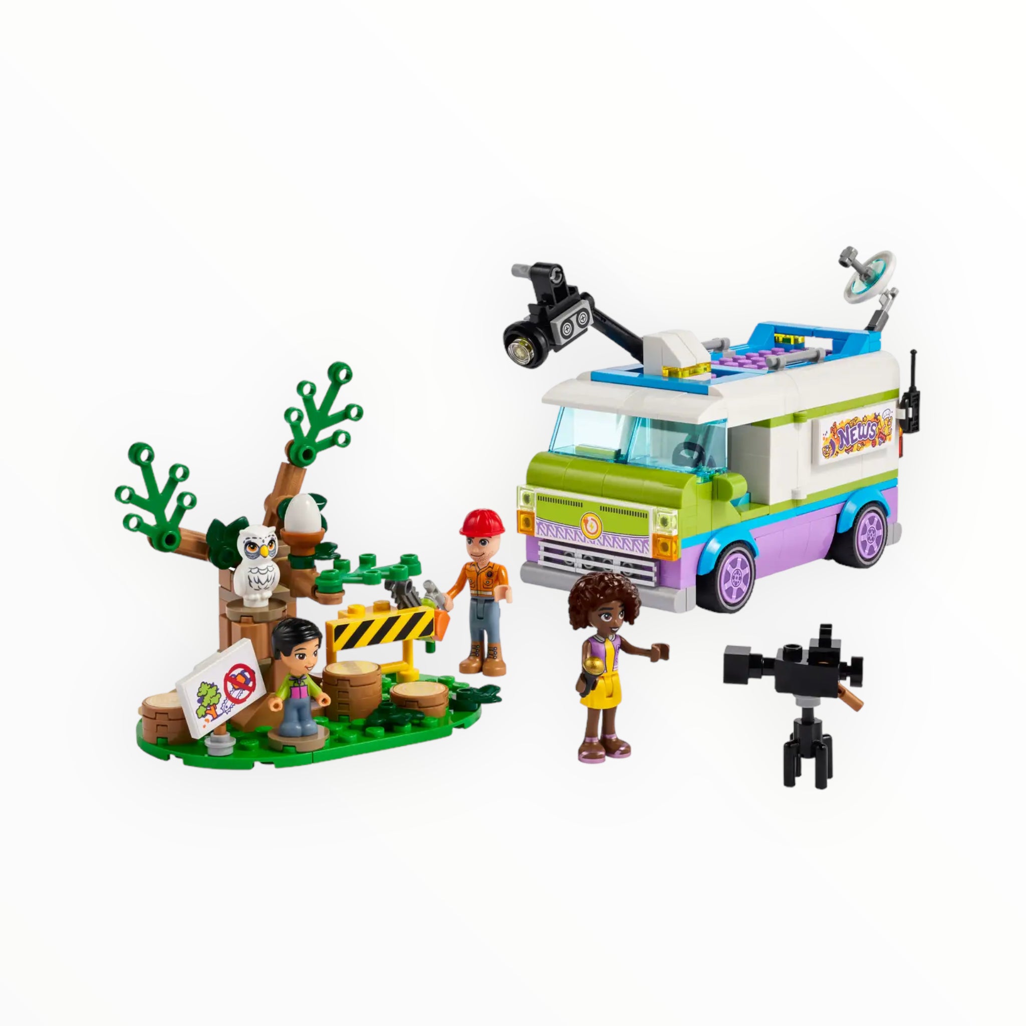 Retired Set 41749 Friends Newsroom Van