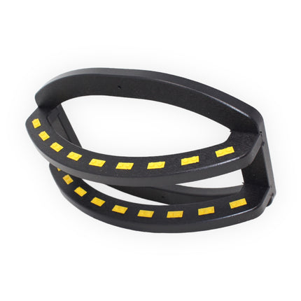 Minifigure 2-tier Wall-Hanging Display Stand - Yellow