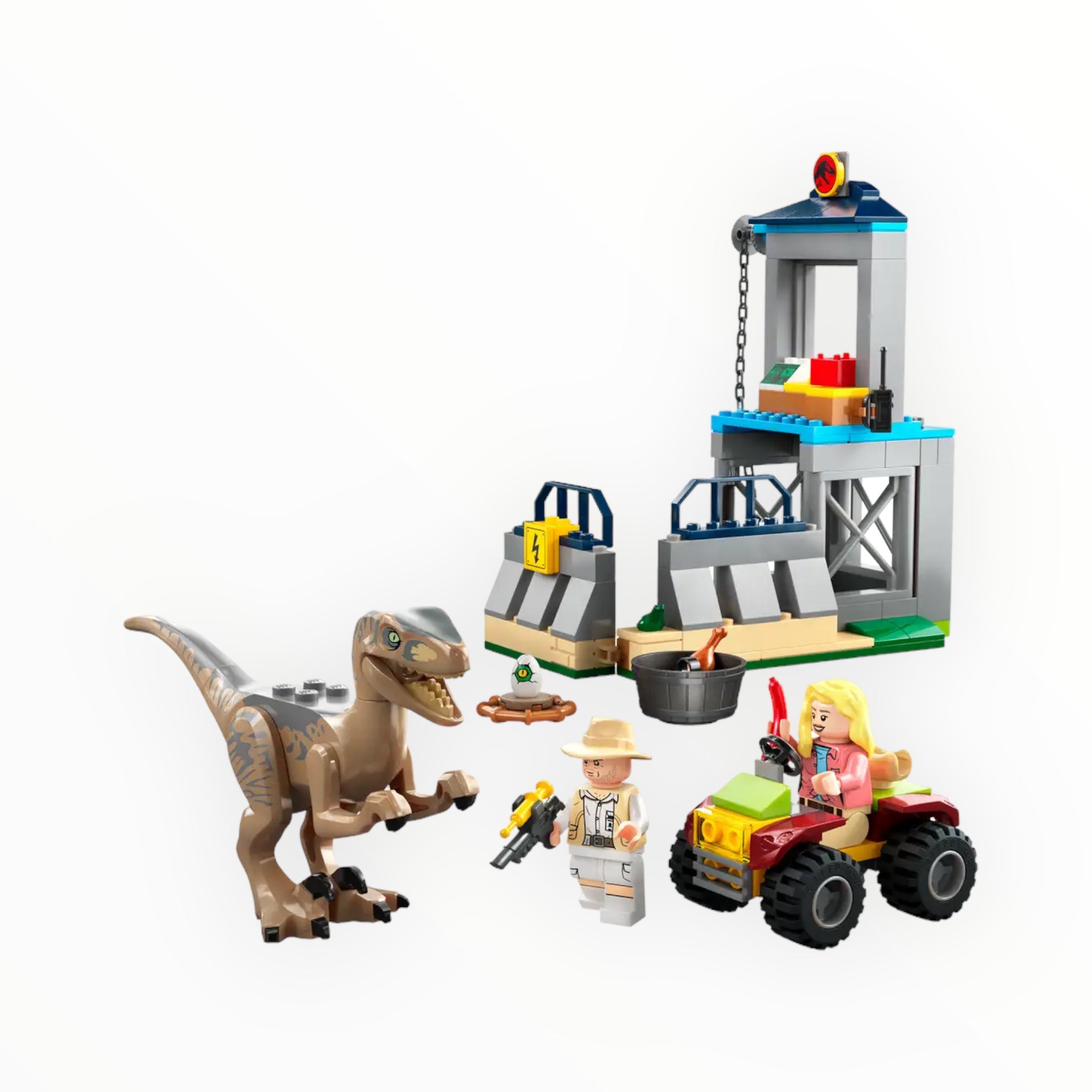Retired Set 76957 Jurassic Park Velociraptor Escape