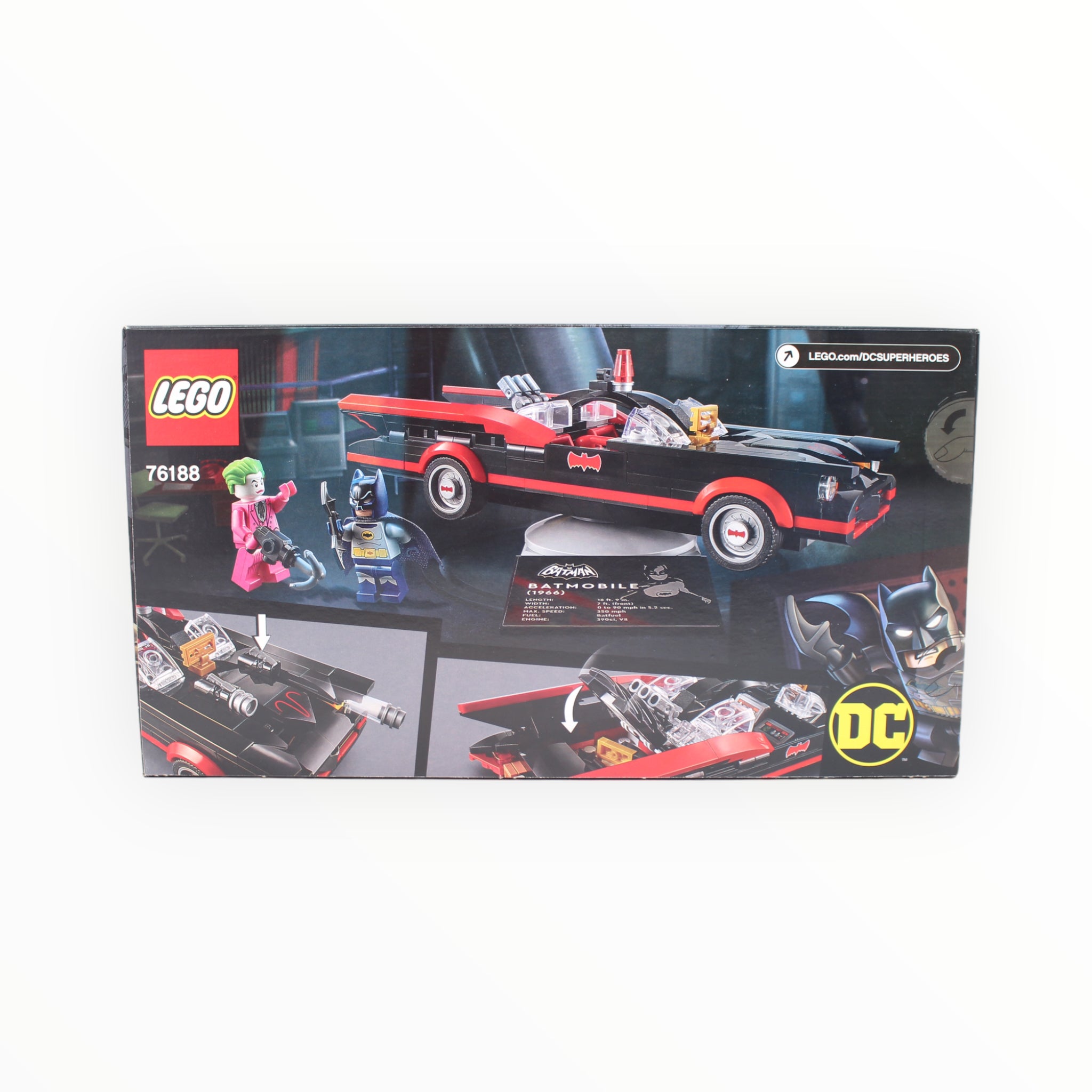 Retired Set 76188 Batman Classic TV Series Batmobile