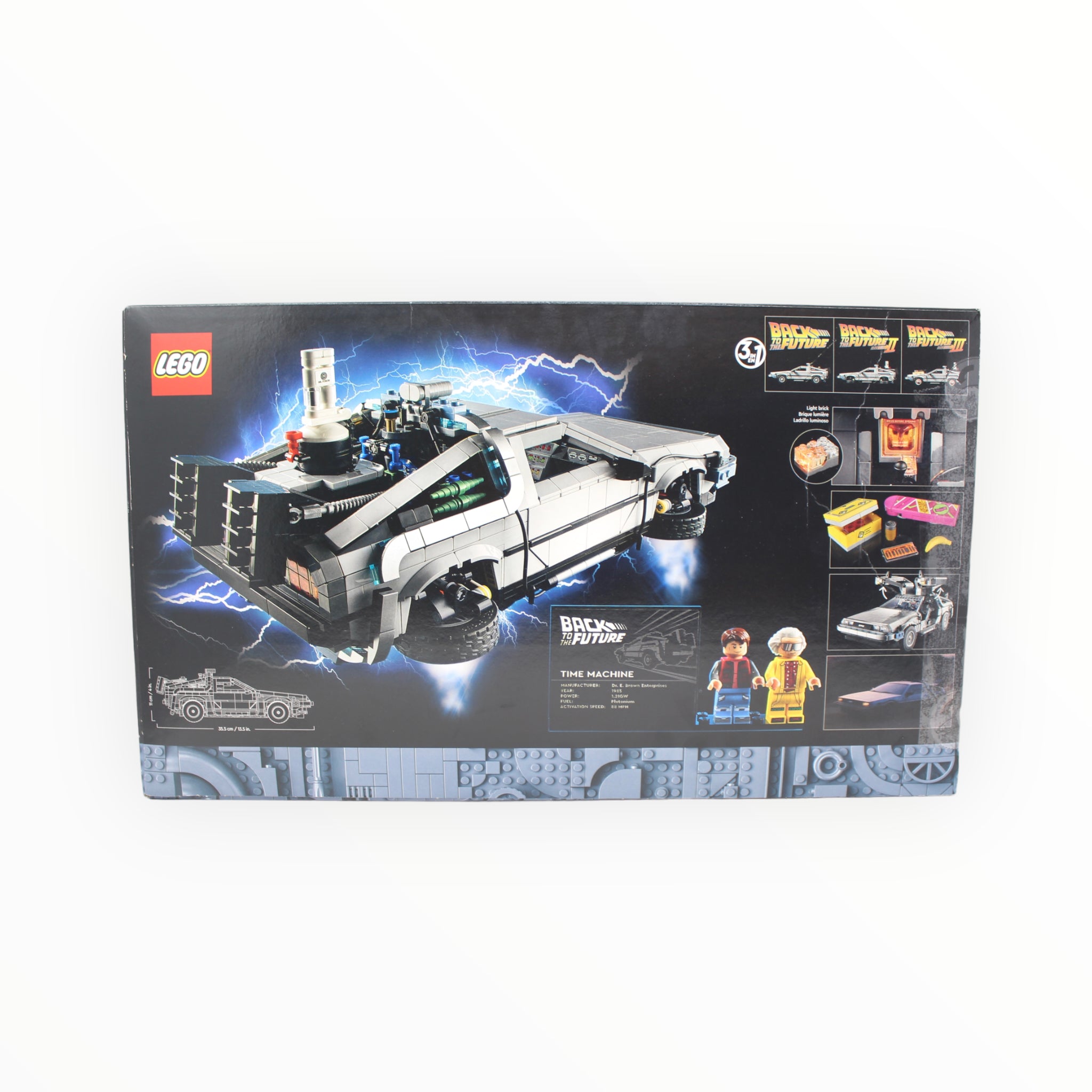 Certified Used Set 10300 Back to the Future Time Machine