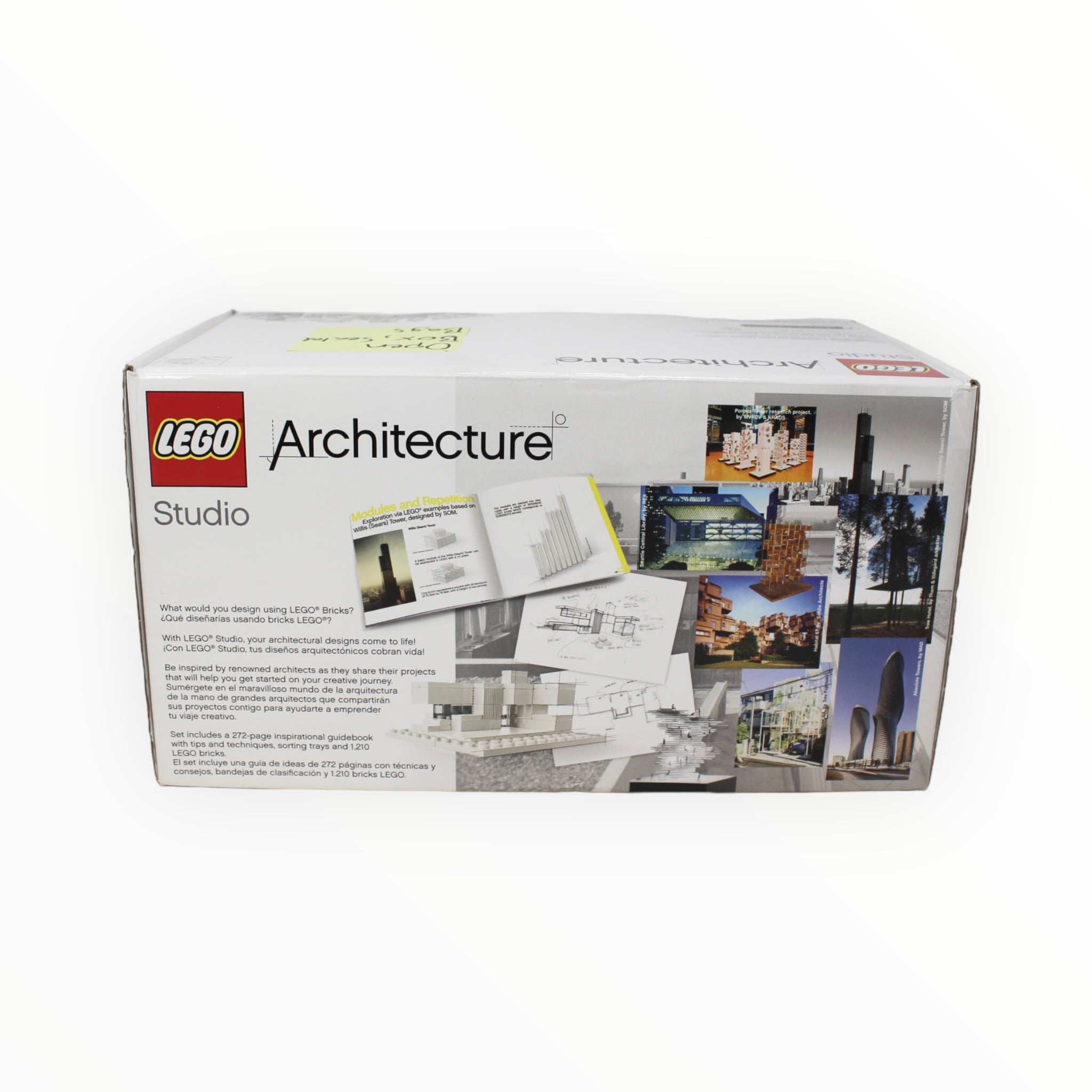 Certified Used Set 21050 Architecture Studio Create your own architecture (open box, sealed bags)